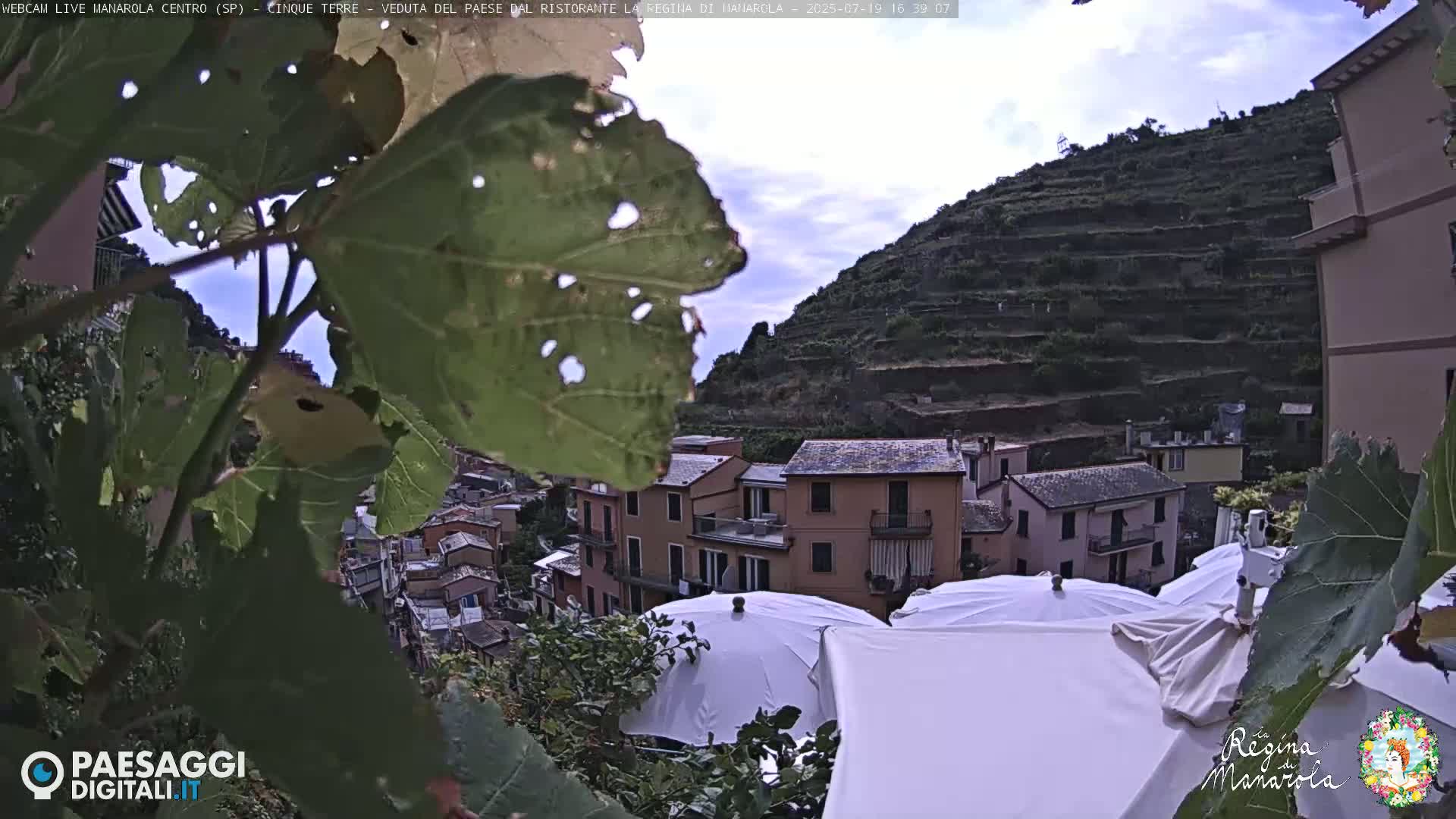 Cinque Terre, Manarola Village Main Square Live Cam - La Spezia, Linguria, Italy