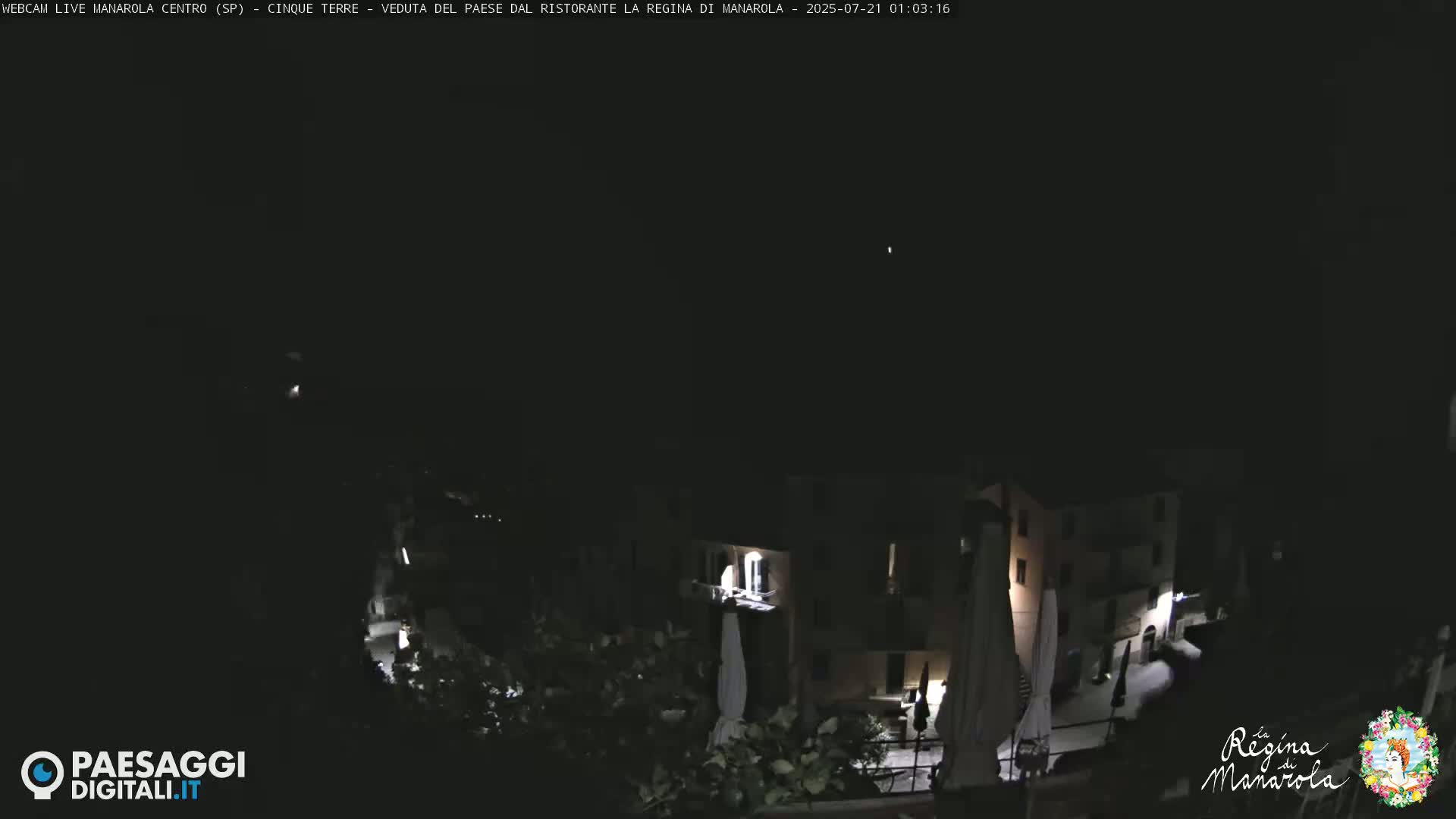 Cinque Terre, Manarola Village Main Square Live Cam - La Spezia, Linguria, Italy