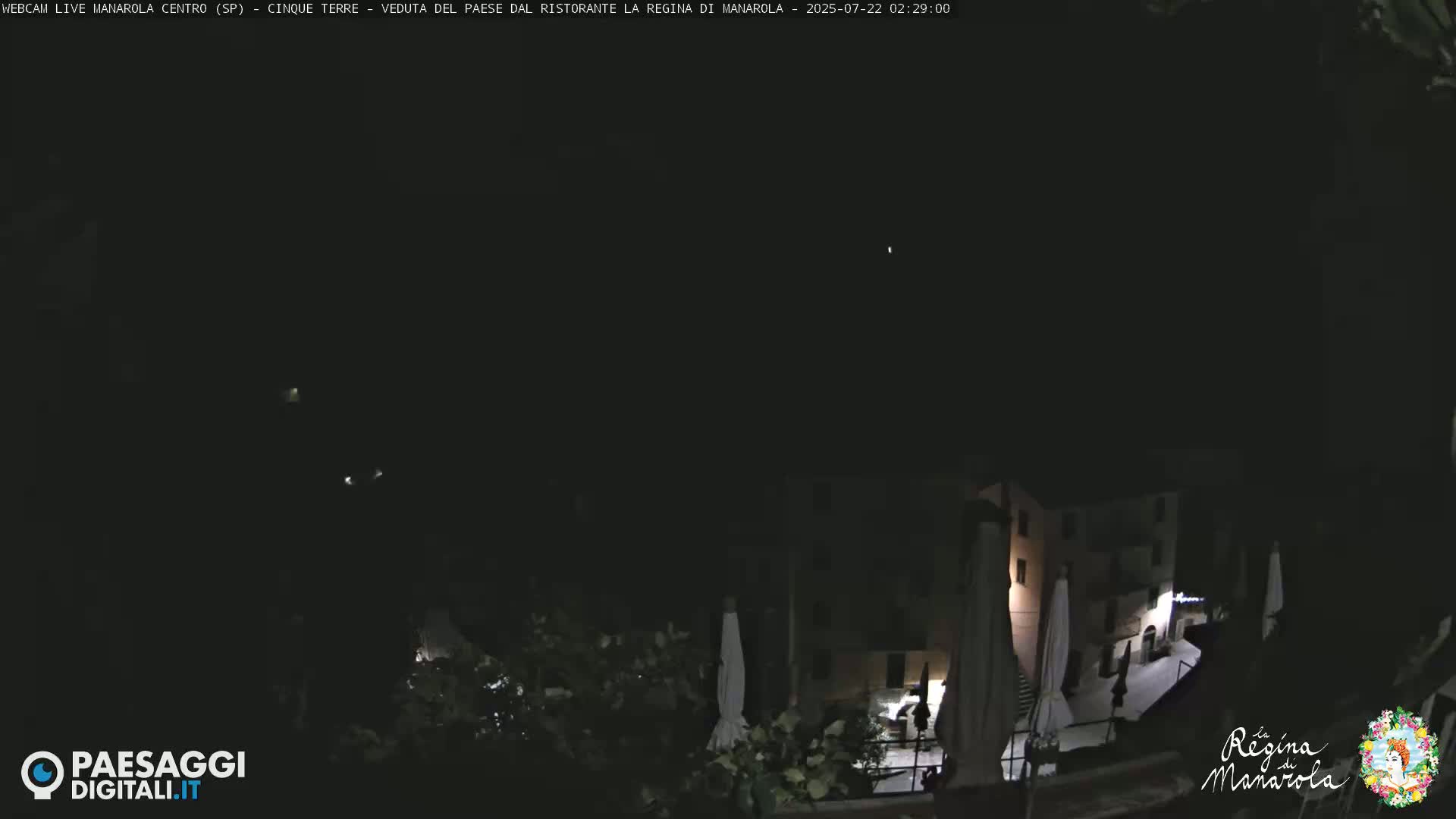 Cinque Terre, Manarola Village Main Square Live Cam - La Spezia, Linguria, Italy