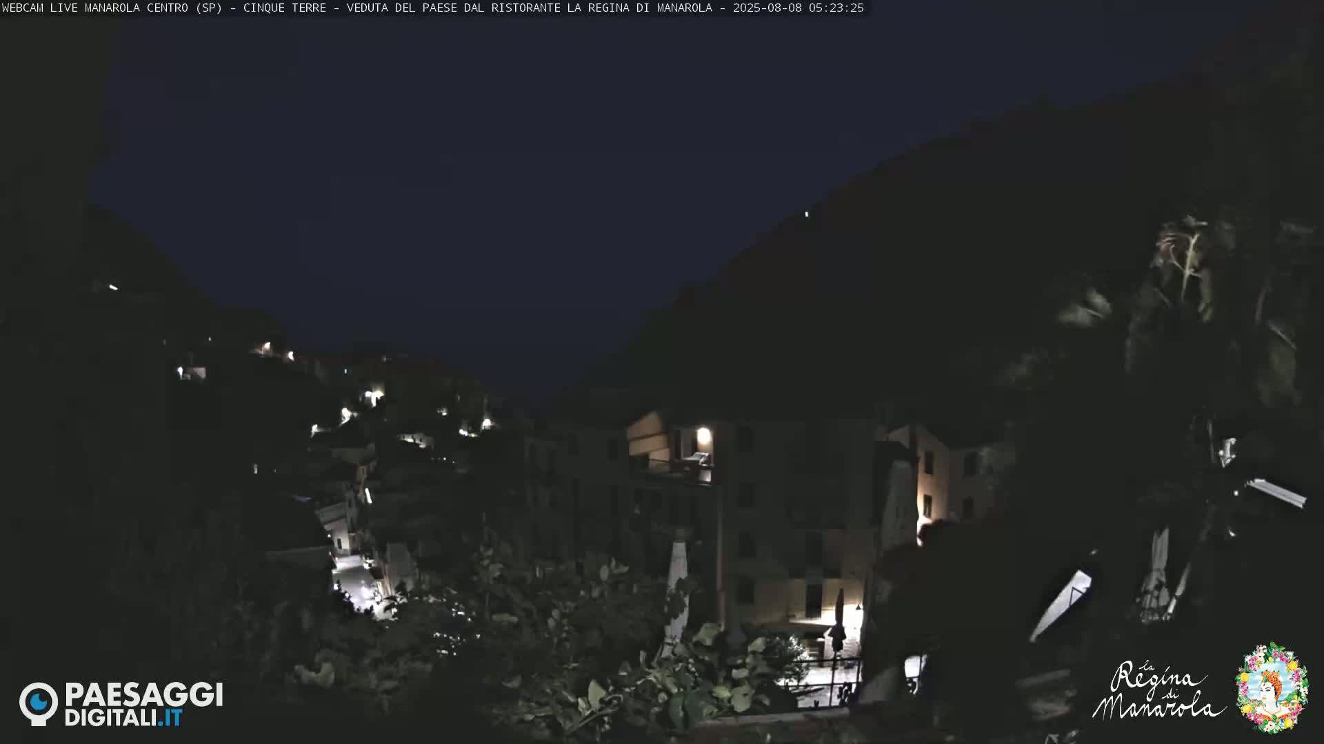 Cinque Terre, Manarola Village Main Square Live Cam - La Spezia, Linguria, Italy