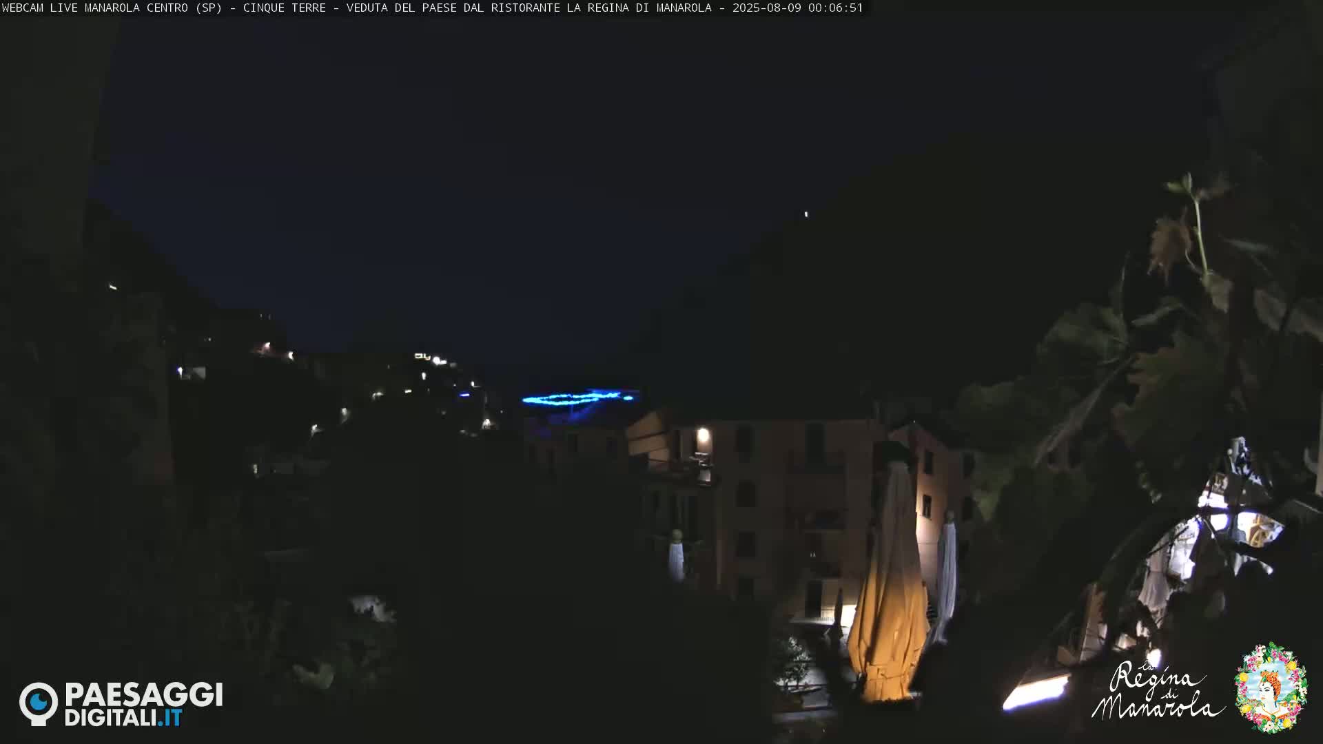 Cinque Terre, Manarola Village Main Square Live Cam - La Spezia, Linguria, Italy