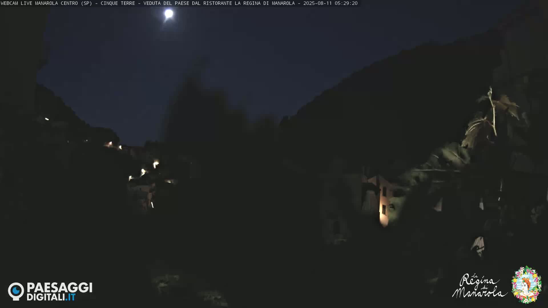 Cinque Terre, Manarola Village Main Square Live Cam - La Spezia, Linguria, Italy