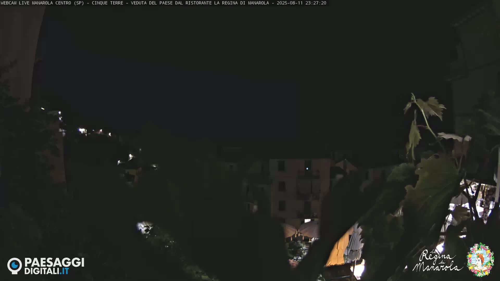 Cinque Terre, Manarola Village Main Square Live Cam - La Spezia, Linguria, Italy