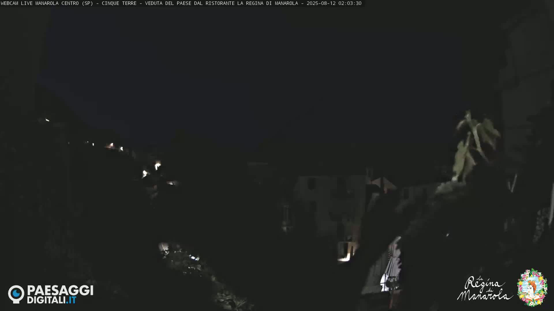 Cinque Terre, Manarola Village Main Square Live Cam - La Spezia, Linguria, Italy