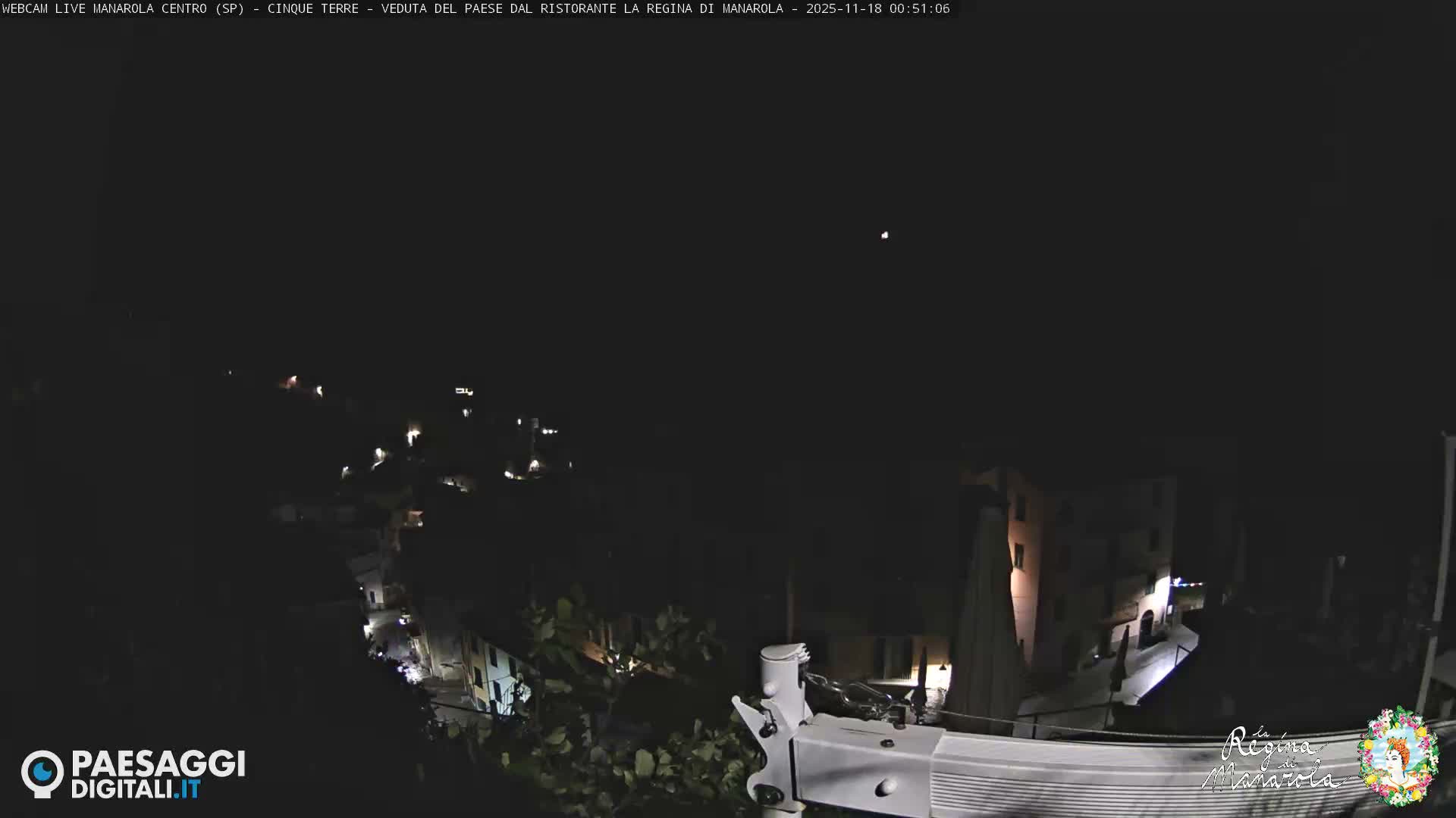 Cinque Terre, Manarola Village Main Square Live Cam - La Spezia, Linguria, Italy