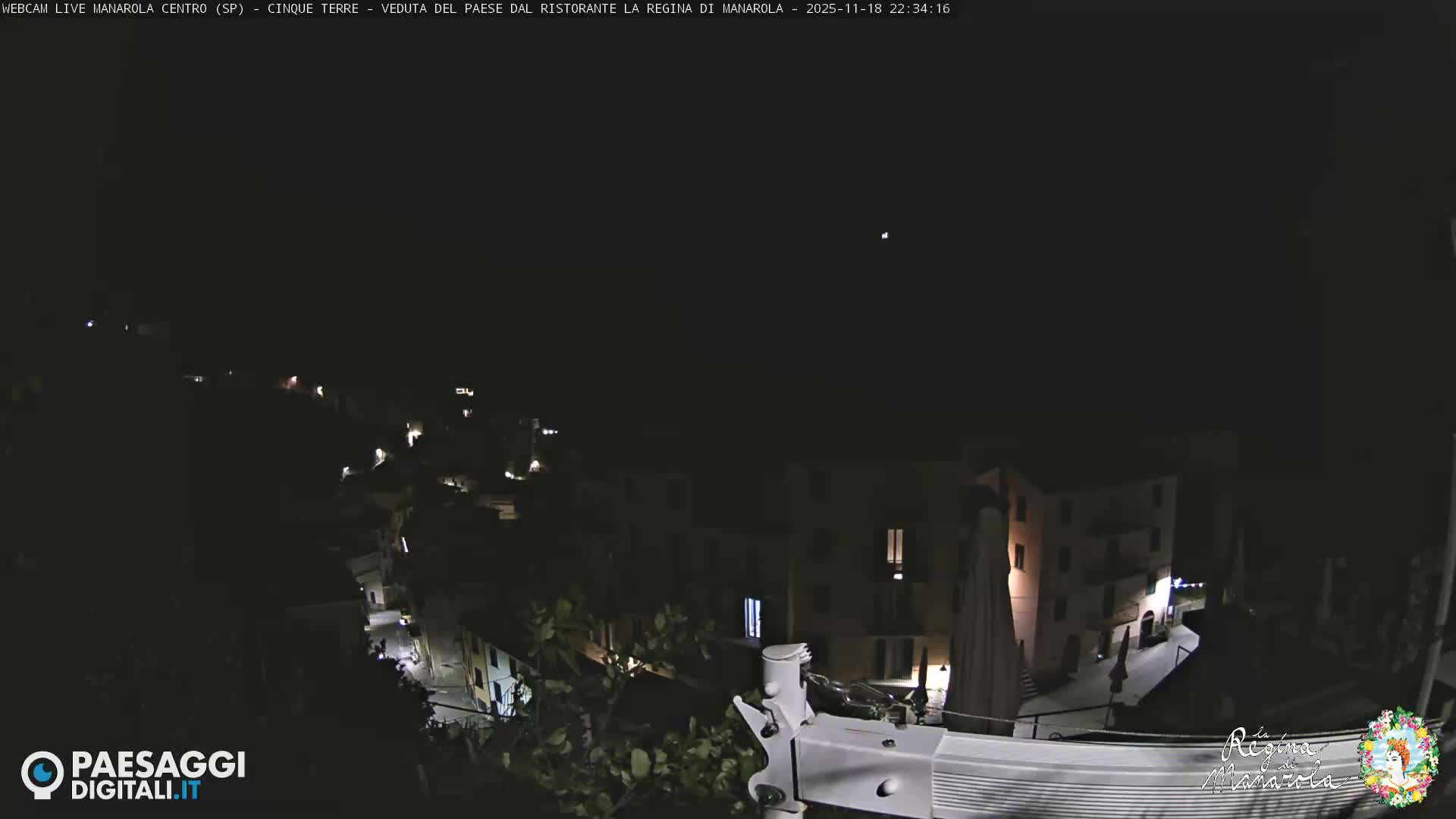 Cinque Terre, Manarola Village Main Square Live Cam - La Spezia, Linguria, Italy