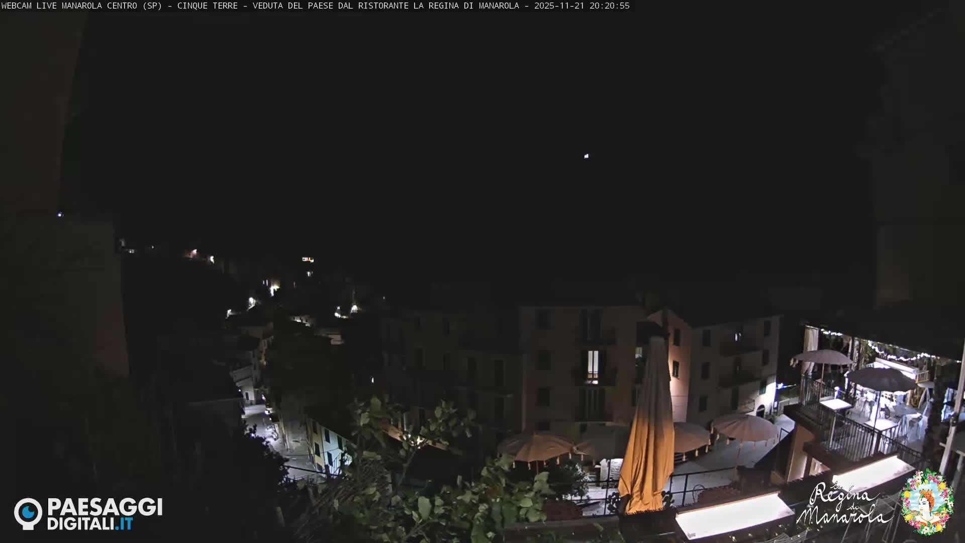 Cinque Terre, Manarola Village Main Square Live Cam - La Spezia, Linguria, Italy