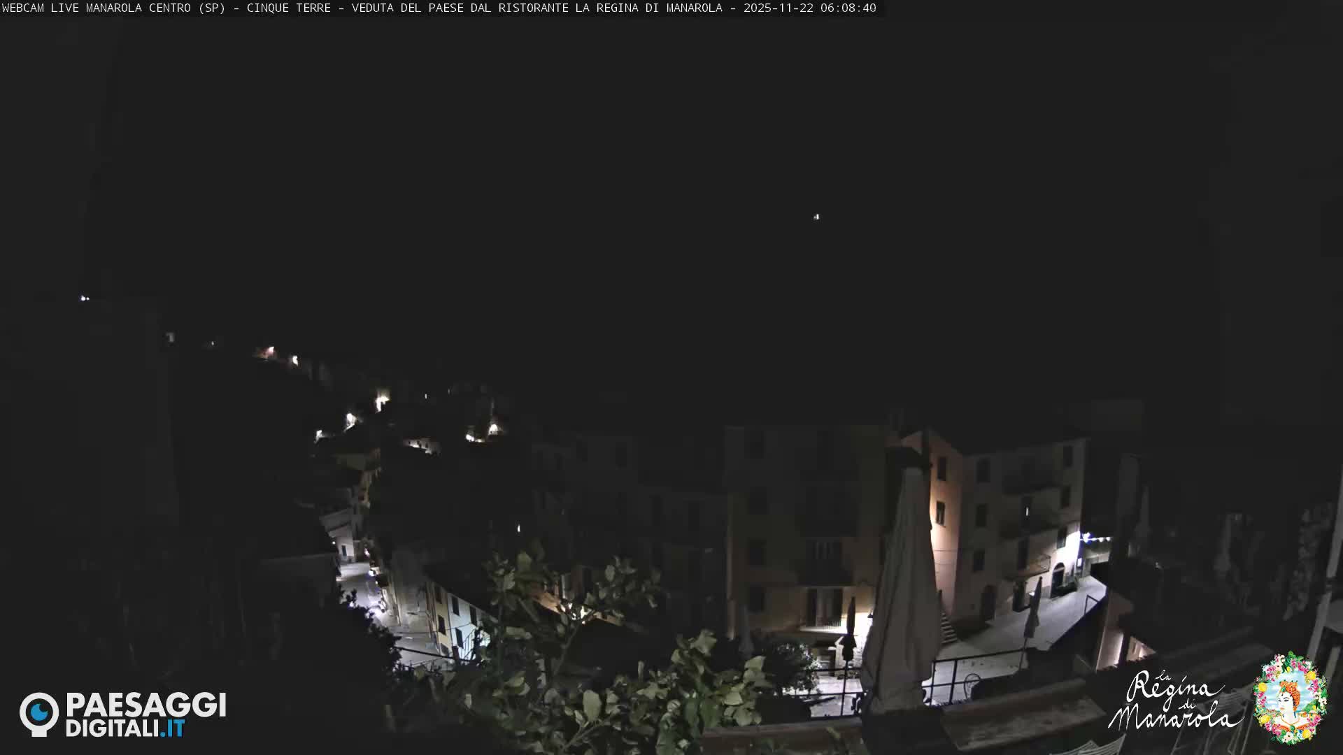 Cinque Terre, Manarola Village Main Square Live Cam - La Spezia, Linguria, Italy