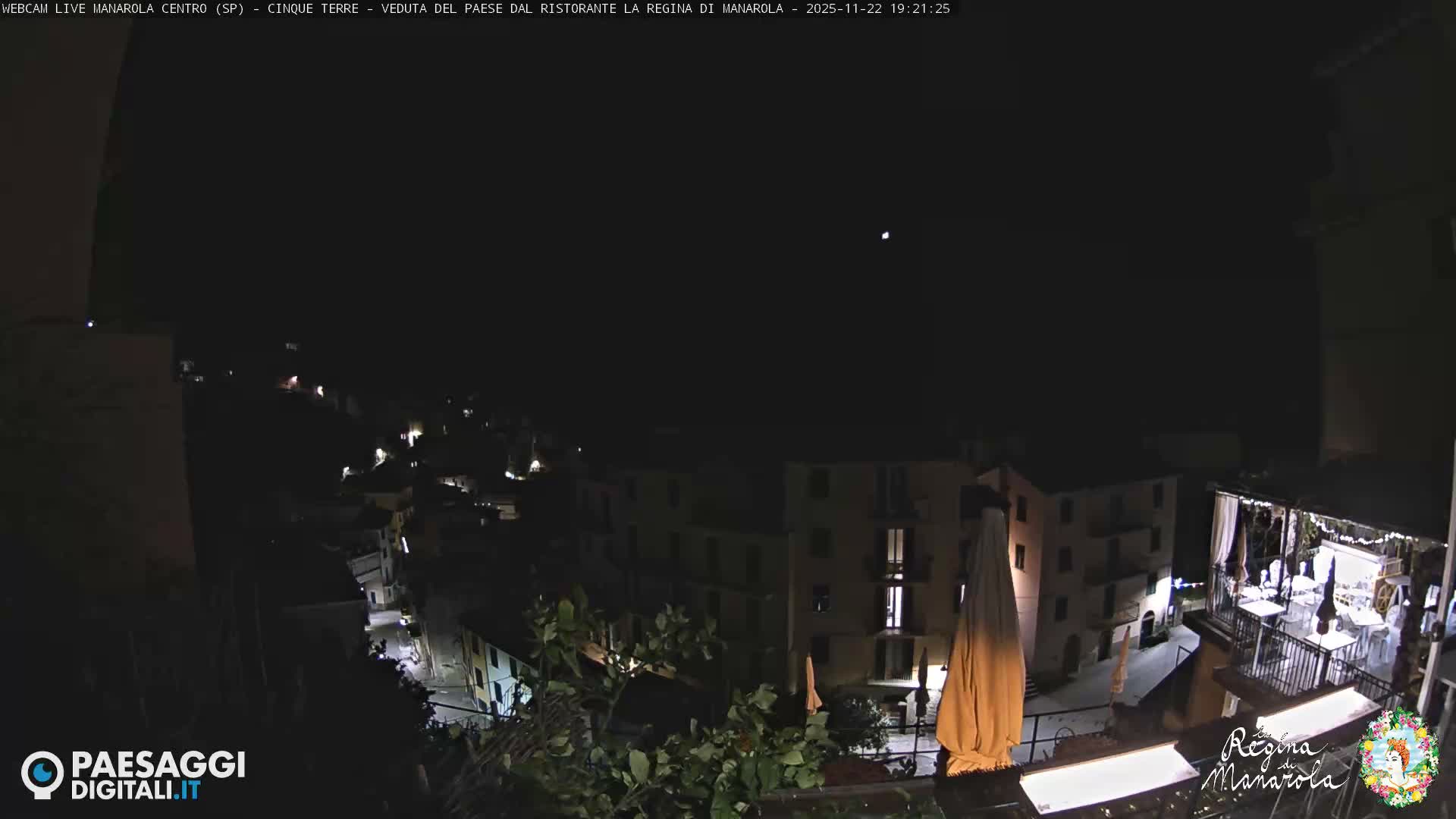 Cinque Terre, Manarola Village Main Square Live Cam - La Spezia, Linguria, Italy