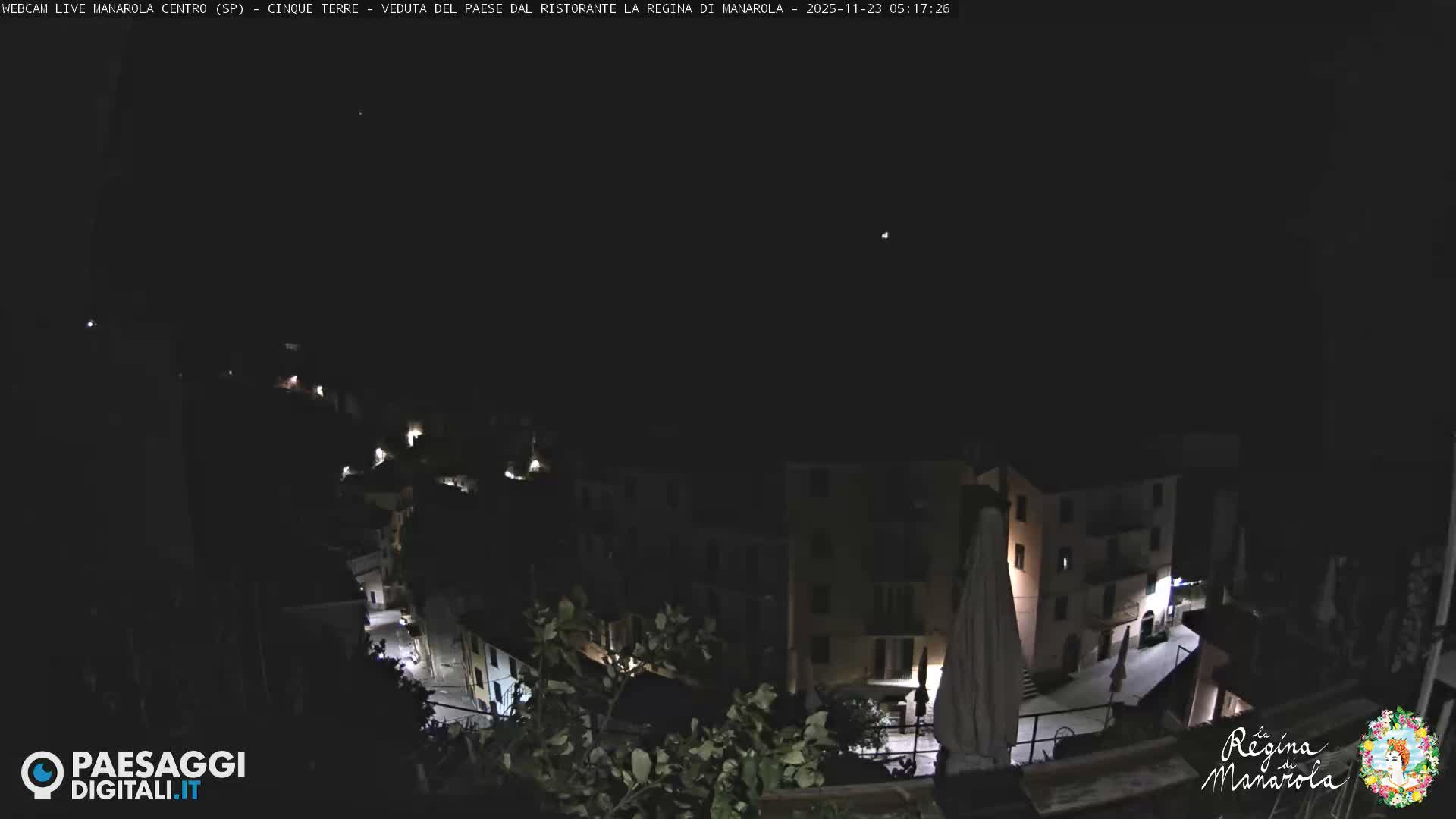 Cinque Terre, Manarola Village Main Square Live Cam - La Spezia, Linguria, Italy