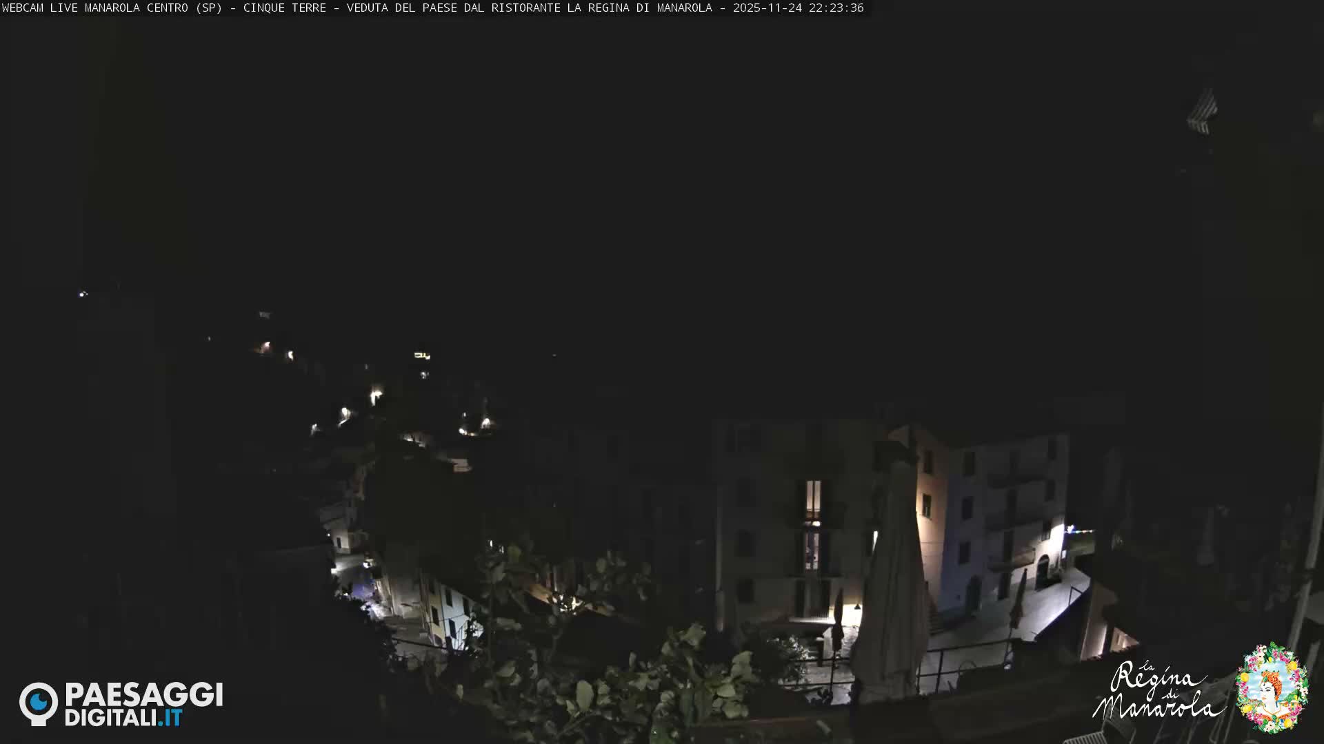 Cinque Terre, Manarola Village Main Square Live Cam - La Spezia, Linguria, Italy