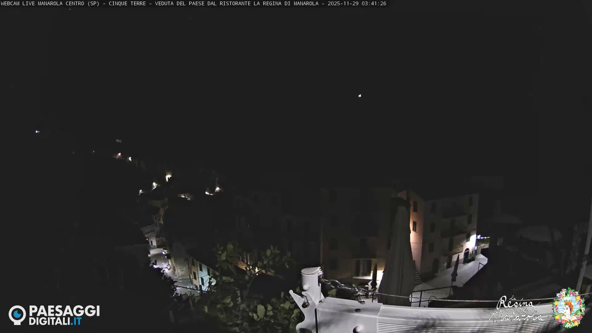 Cinque Terre, Manarola Village Main Square Live Cam - La Spezia, Linguria, Italy