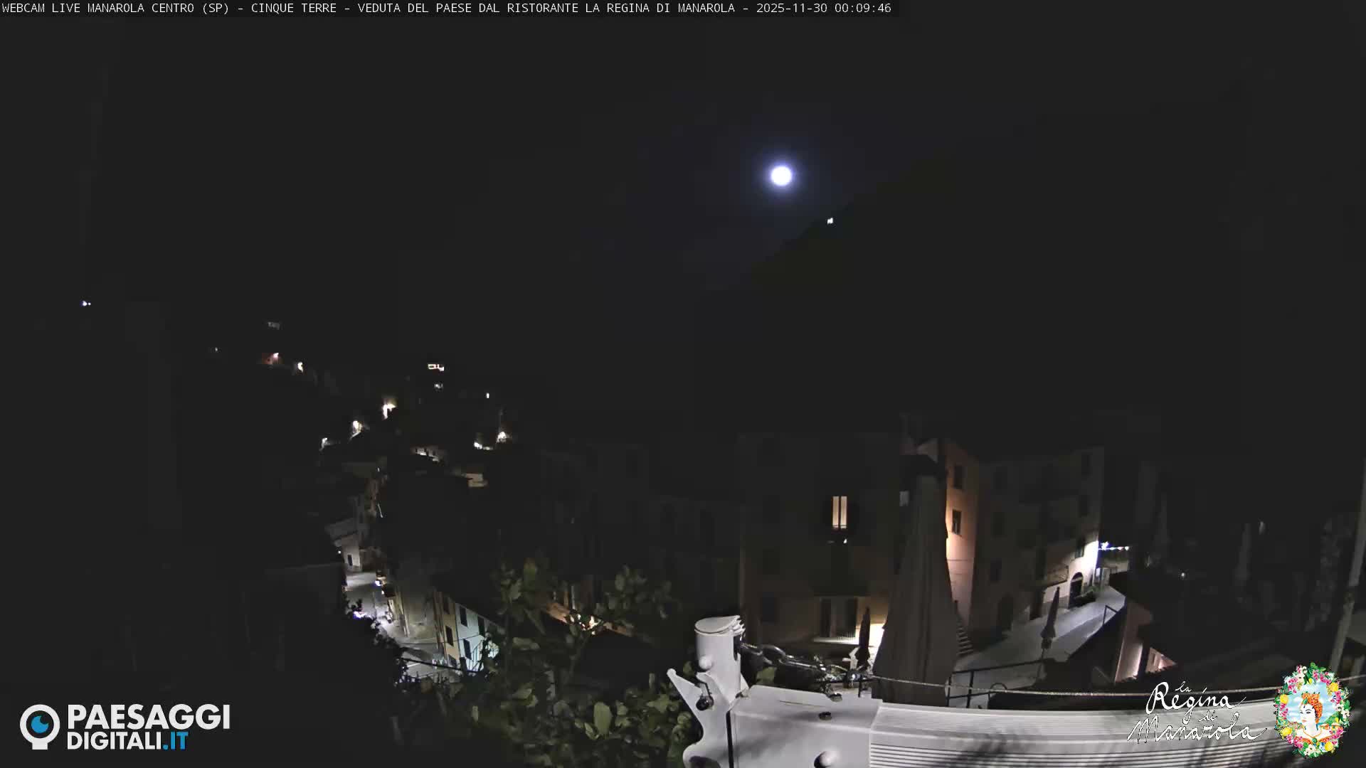 Cinque Terre, Manarola Village Main Square Live Cam - La Spezia, Linguria, Italy