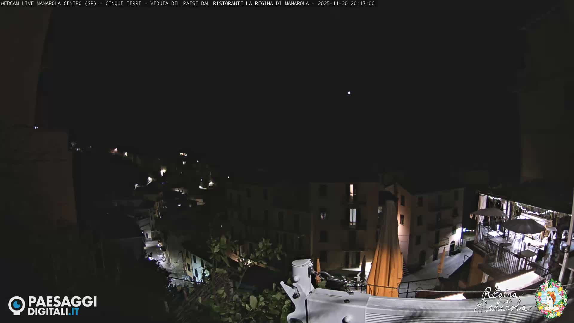 Cinque Terre, Manarola Village Main Square Live Cam - La Spezia, Linguria, Italy