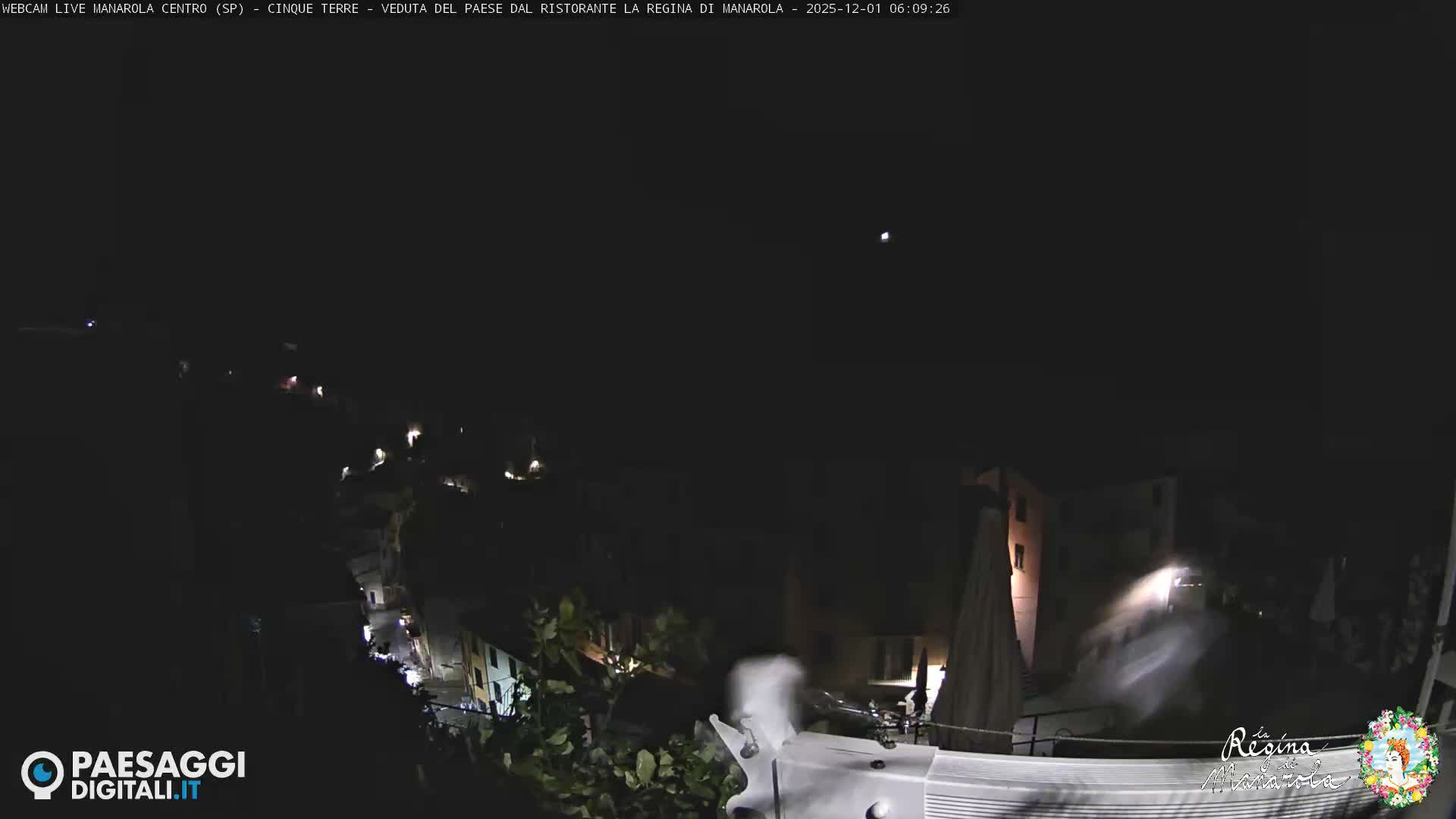 Cinque Terre, Manarola Village Main Square Live Cam - La Spezia, Linguria, Italy