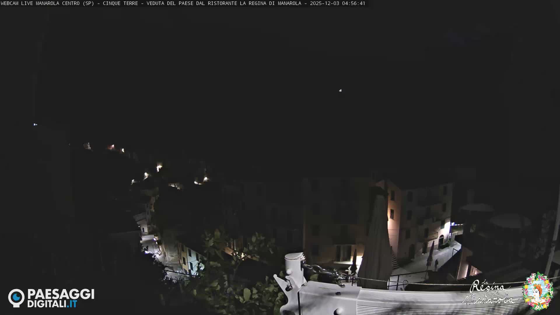 Cinque Terre, Manarola Village Main Square Live Cam - La Spezia, Linguria, Italy