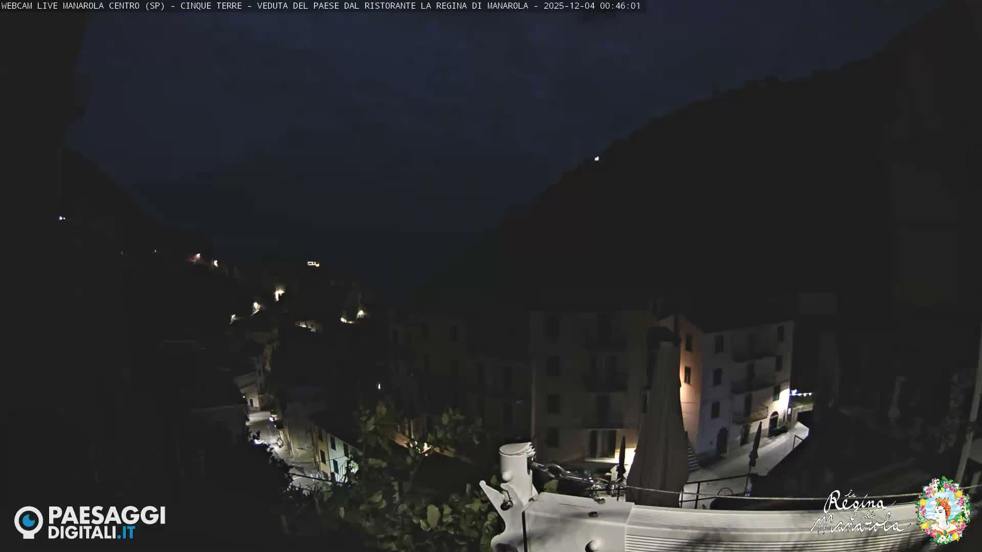 Cinque Terre, Manarola Village Main Square Live Cam - La Spezia, Linguria, Italy
