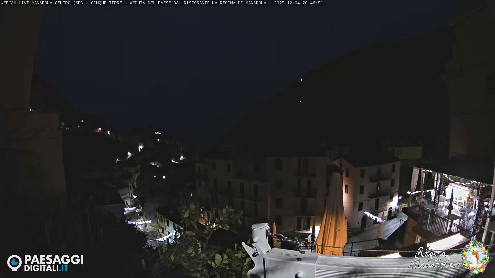 Cinque Terre, Manarola Village Main Square Live Cam - La Spezia, Linguria, Italy