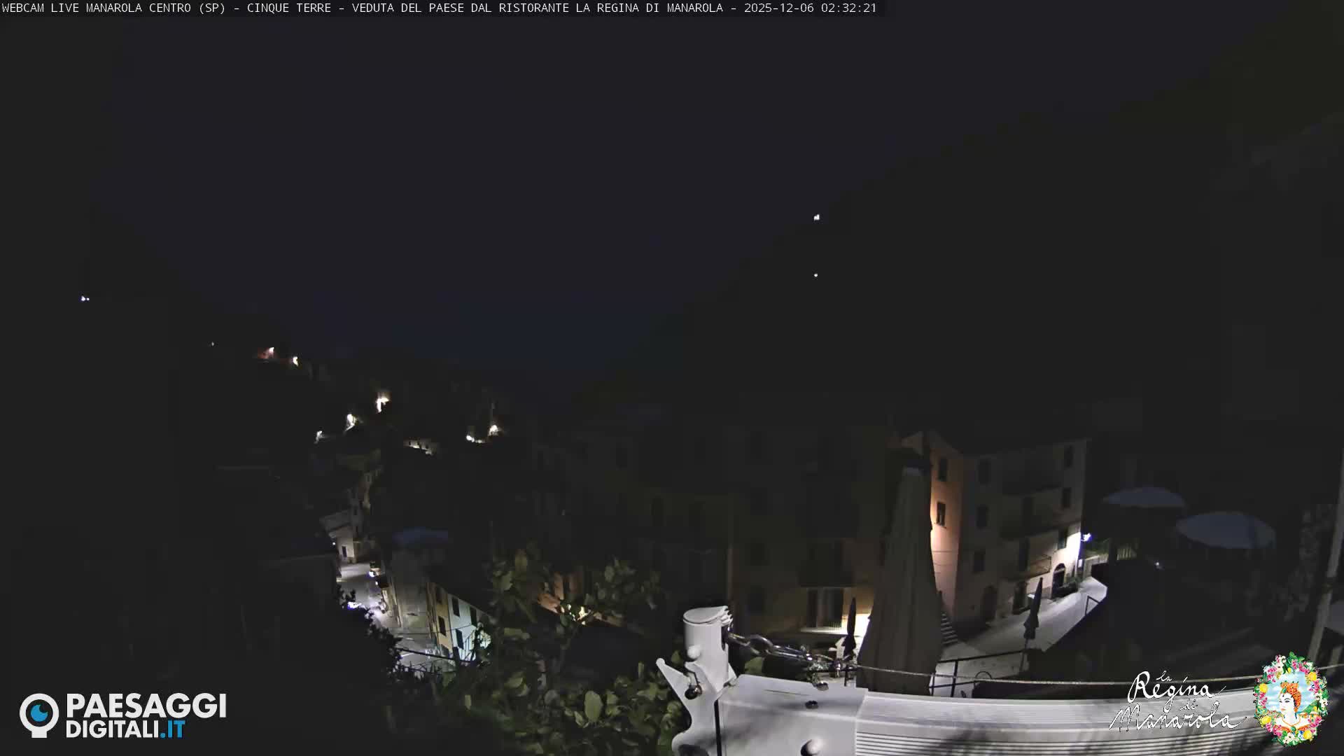 Cinque Terre, Manarola Village Main Square Live Cam - La Spezia, Linguria, Italy