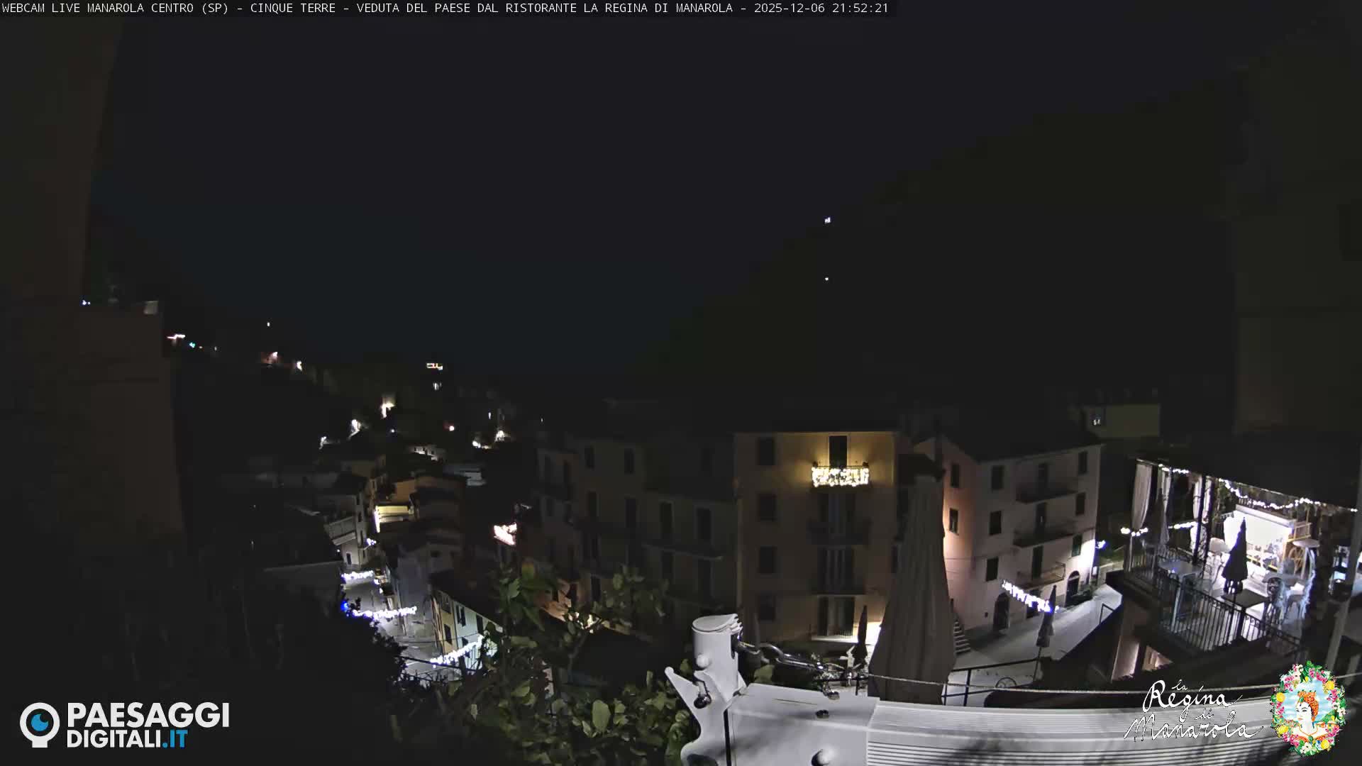 Cinque Terre, Manarola Village Main Square Live Cam - La Spezia, Linguria, Italy