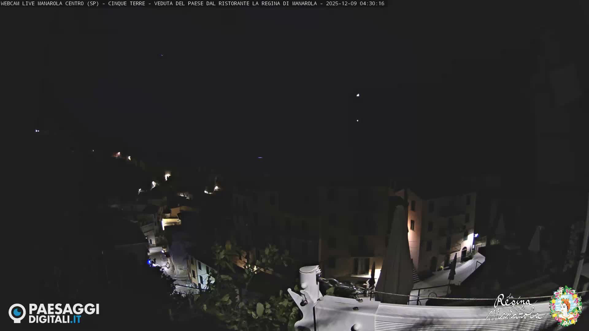 Cinque Terre, Manarola Village Main Square Live Cam - La Spezia, Linguria, Italy