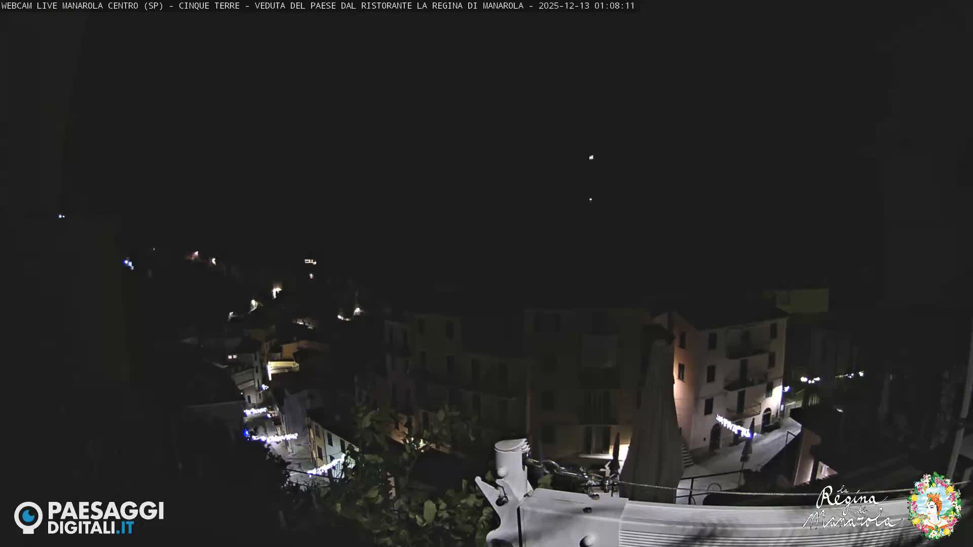 Cinque Terre, Manarola Village Main Square Live Cam - La Spezia, Linguria, Italy