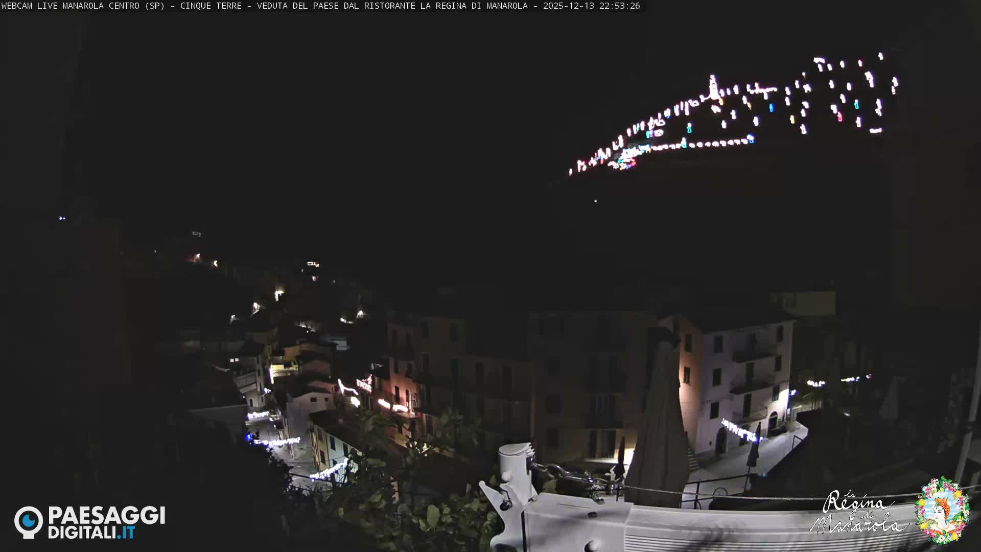 Cinque Terre, Manarola Village Main Square Live Cam - La Spezia, Linguria, Italy