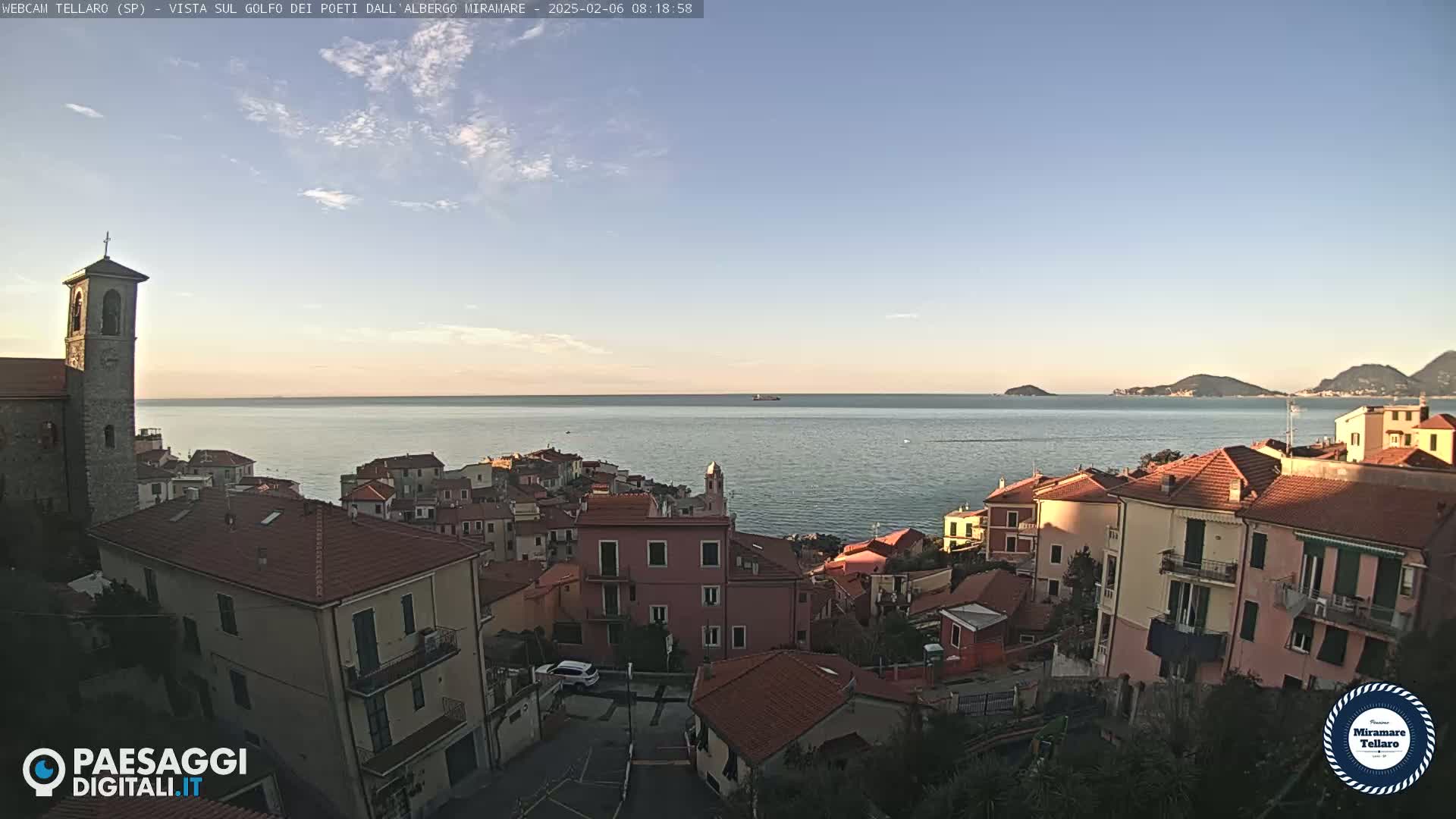 Tellaro City Live Cam - La Spezia, Liguria, Italy