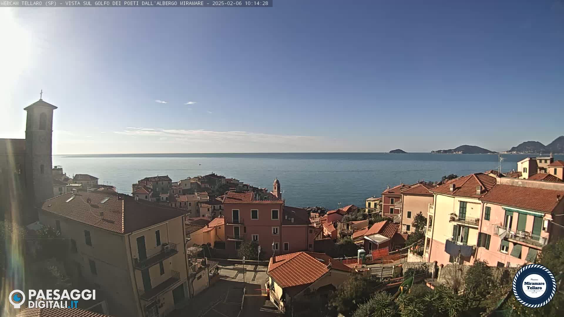 Tellaro City Live Cam - La Spezia, Liguria, Italy