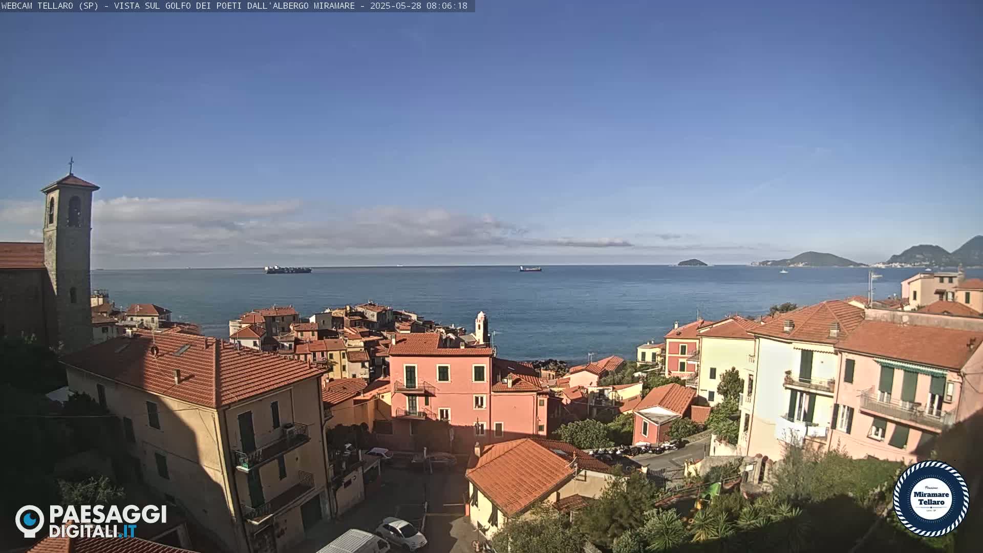 Tellaro City Live Cam - La Spezia, Liguria, Italy