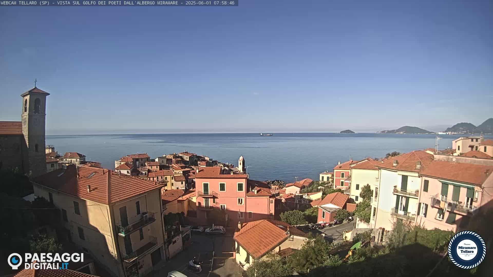 Tellaro City Live Cam - La Spezia, Liguria, Italy