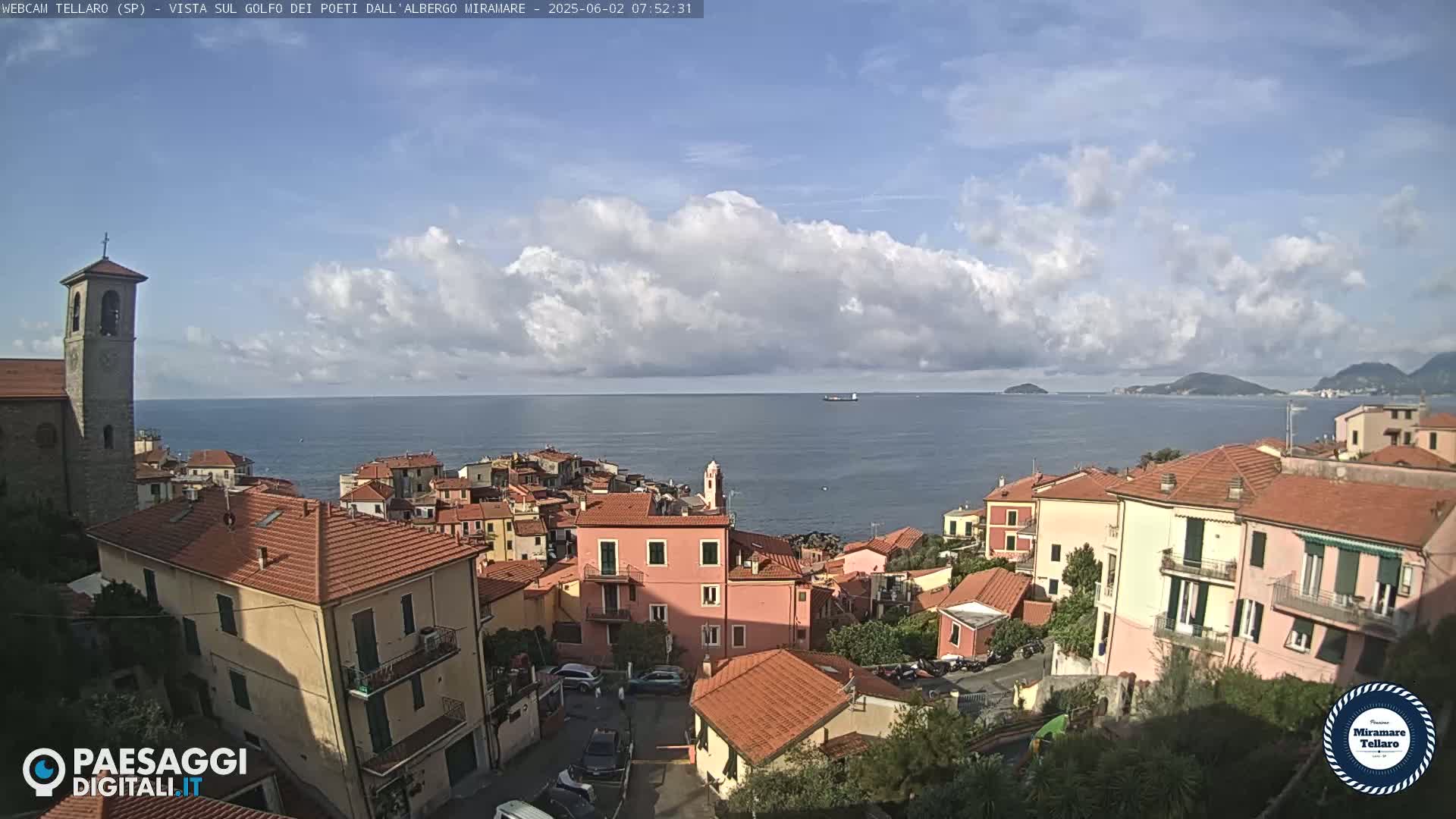 Tellaro City Live Cam - La Spezia, Liguria, Italy