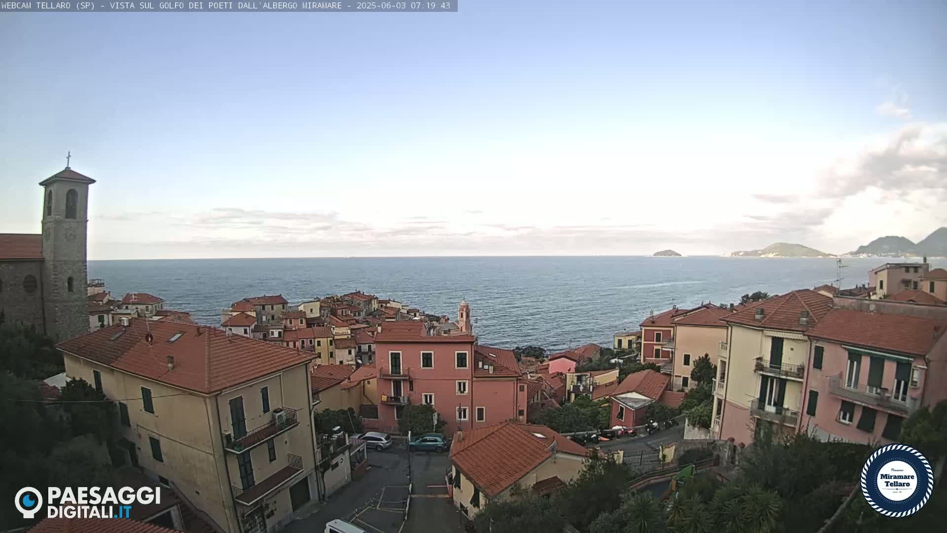 Tellaro City Live Cam - La Spezia, Liguria, Italy