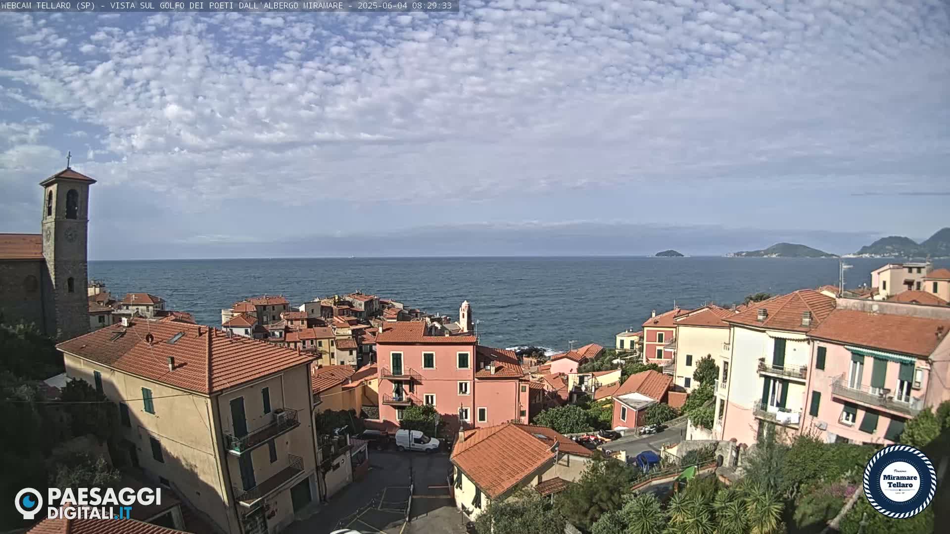 Tellaro City Live Cam - La Spezia, Liguria, Italy