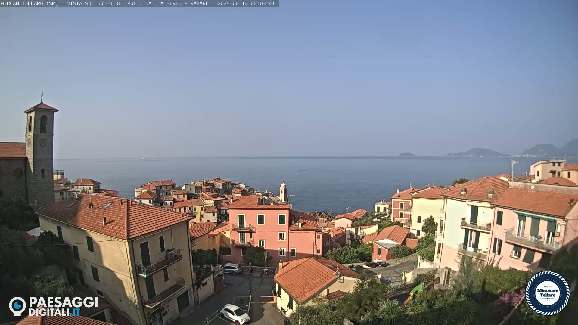 Tellaro City Live Cam - La Spezia, Liguria, Italy