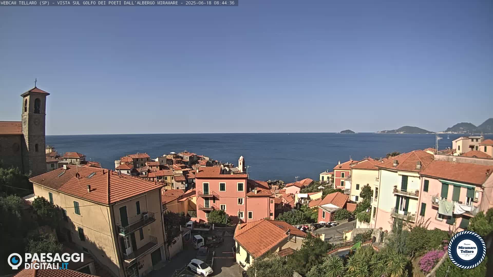 Tellaro City Live Cam - La Spezia, Liguria, Italy