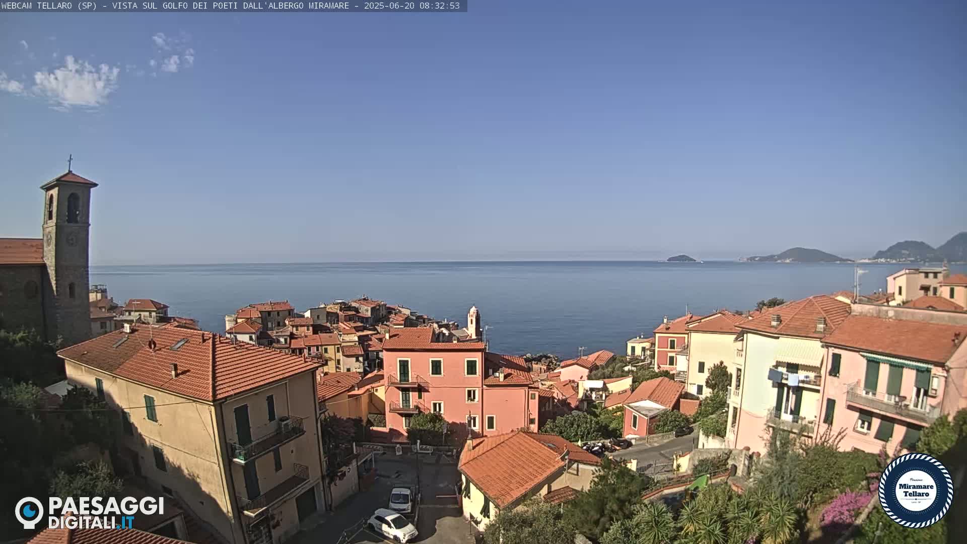 Tellaro City Live Cam - La Spezia, Liguria, Italy