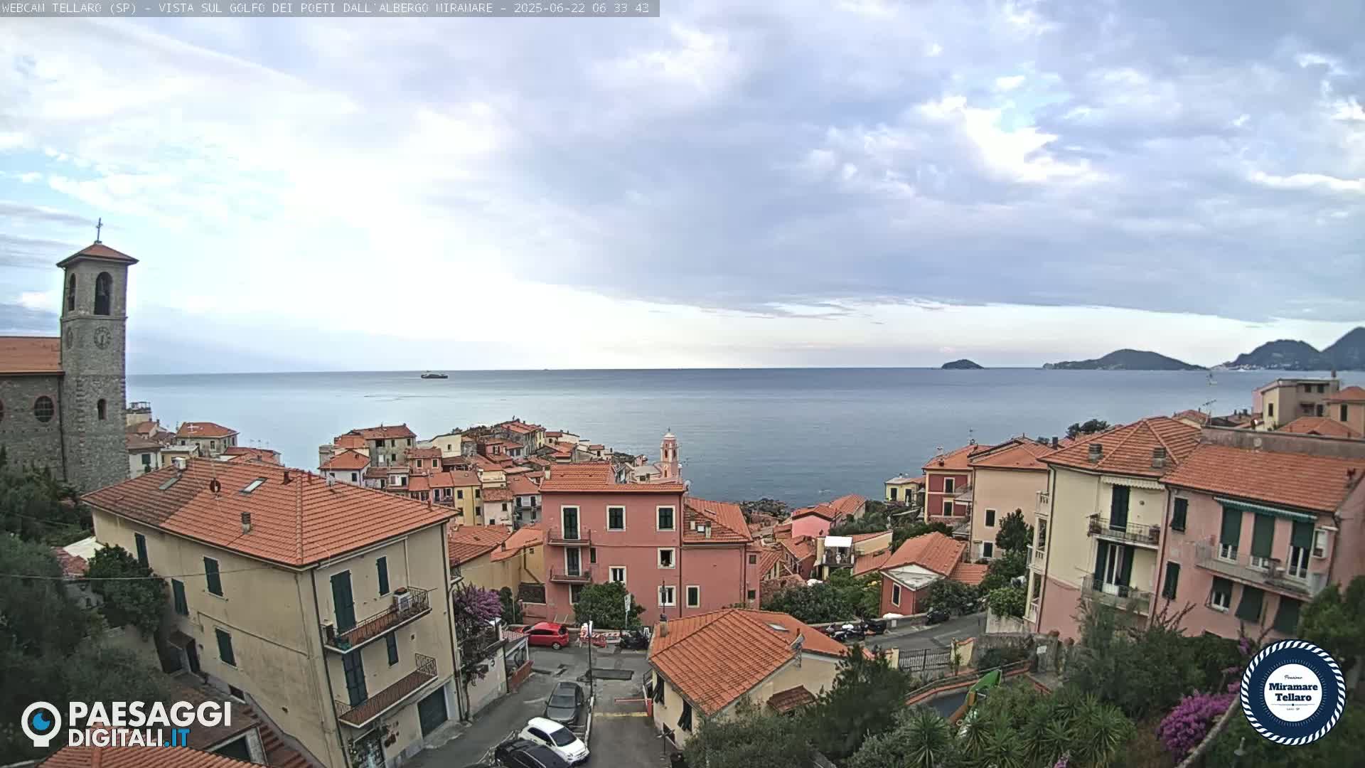 Tellaro City Live Cam - La Spezia, Liguria, Italy