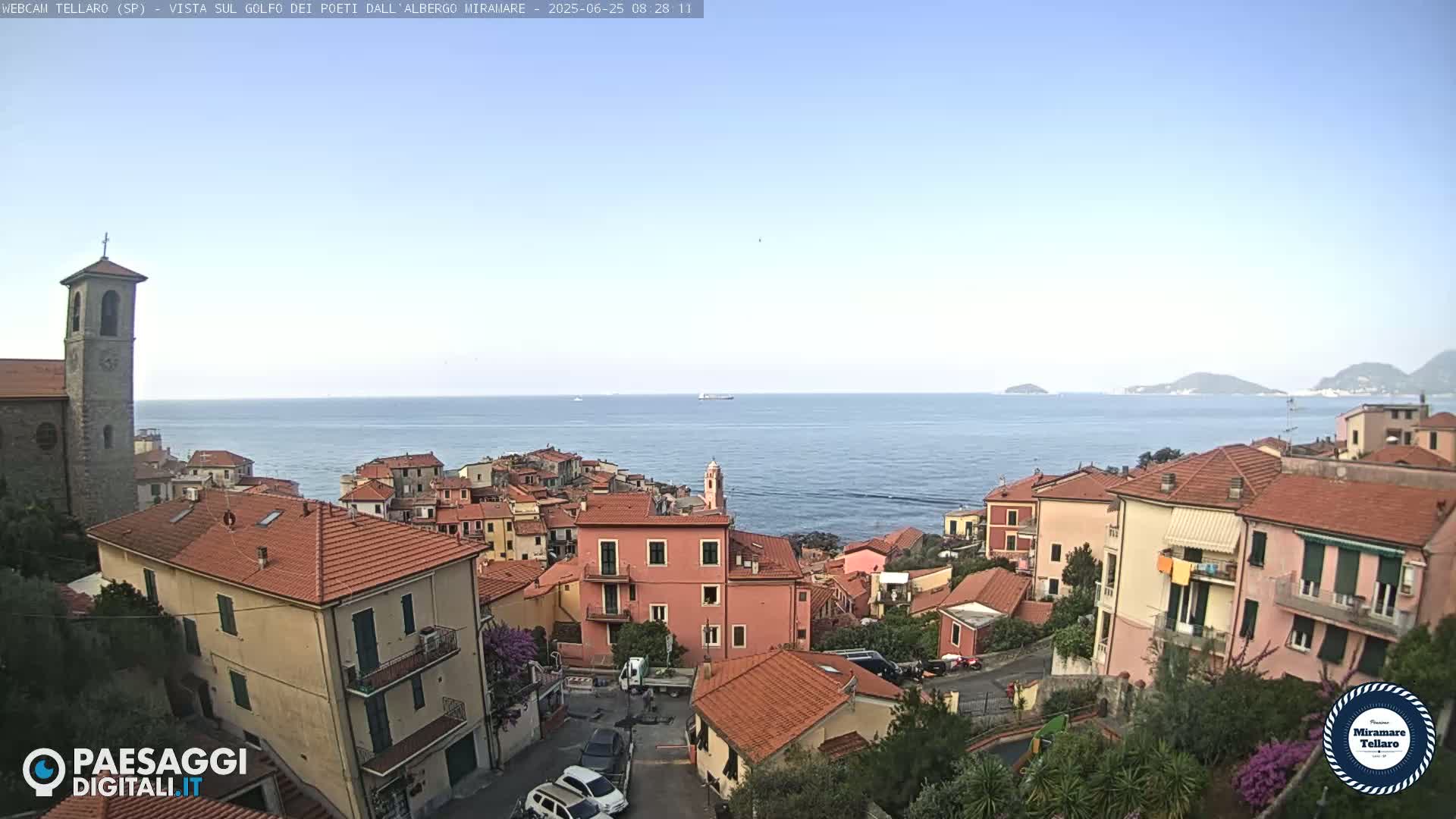 Tellaro City Live Cam - La Spezia, Liguria, Italy