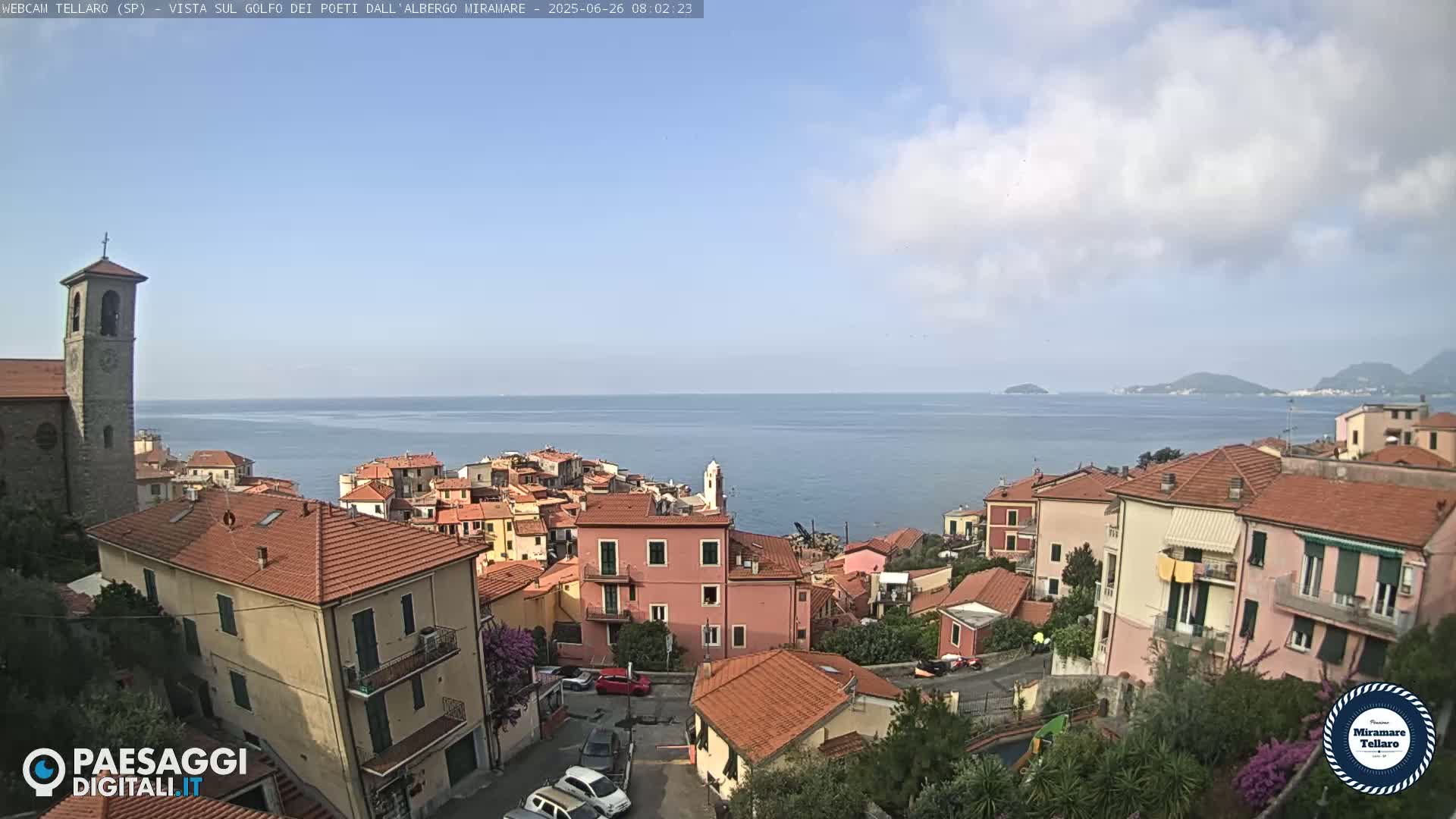 Tellaro City Live Cam - La Spezia, Liguria, Italy