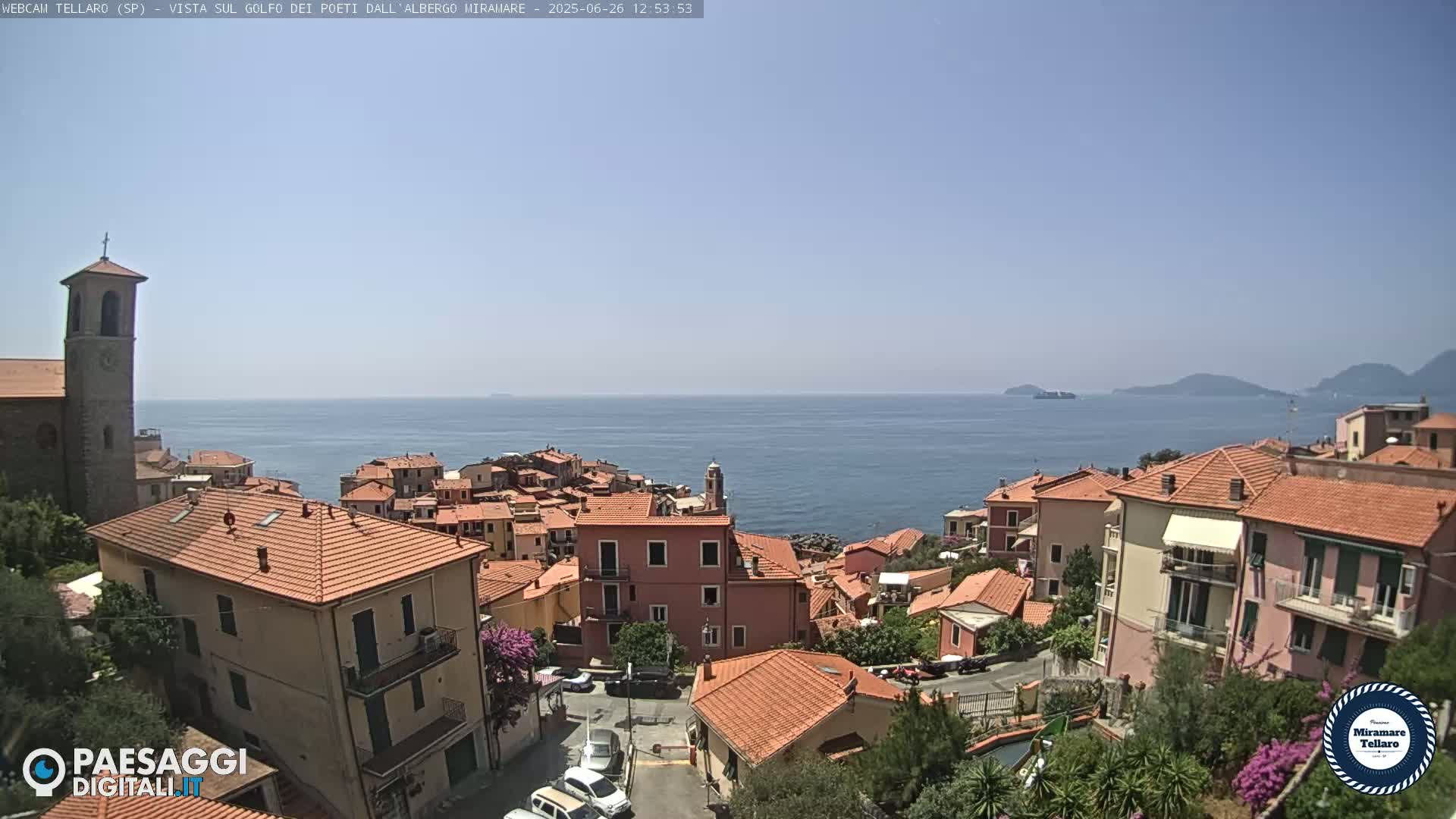Tellaro City Live Cam - La Spezia, Liguria, Italy