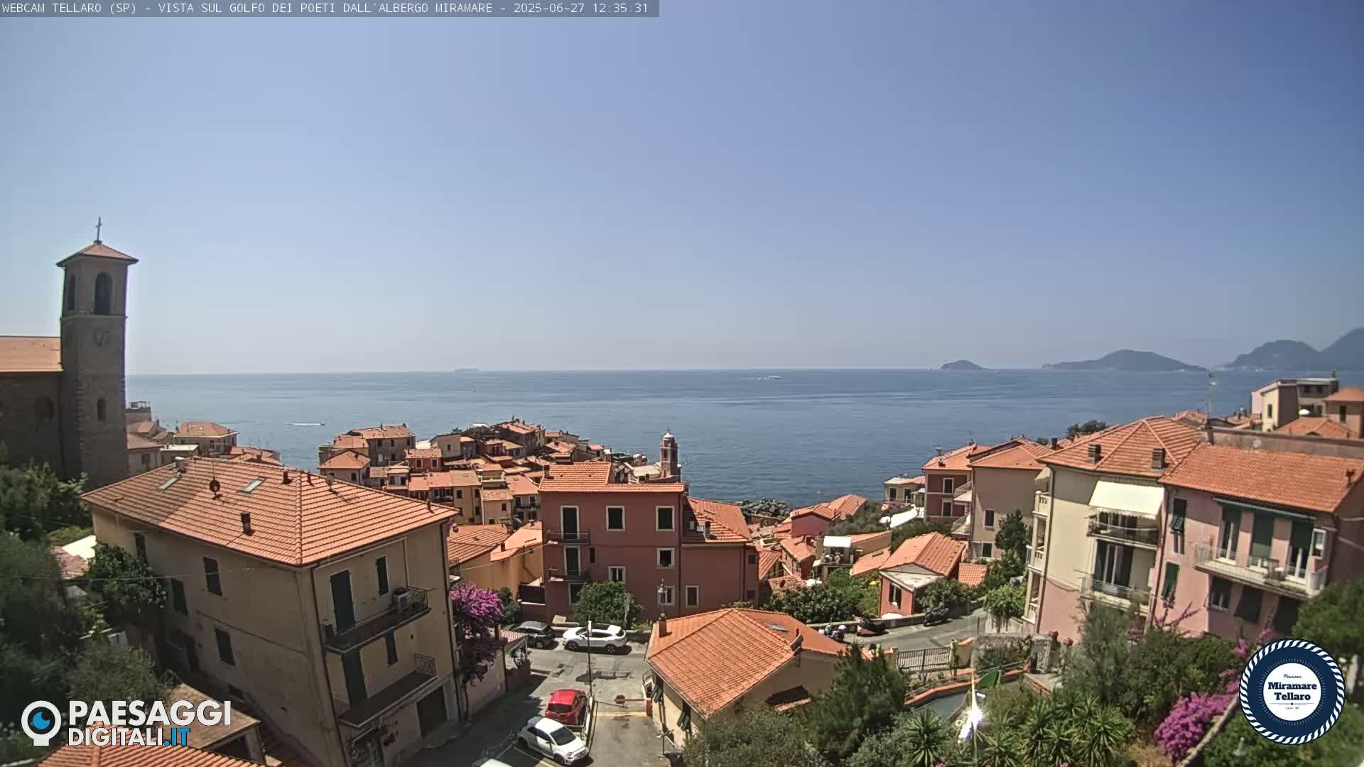 Tellaro City Live Cam - La Spezia, Liguria, Italy