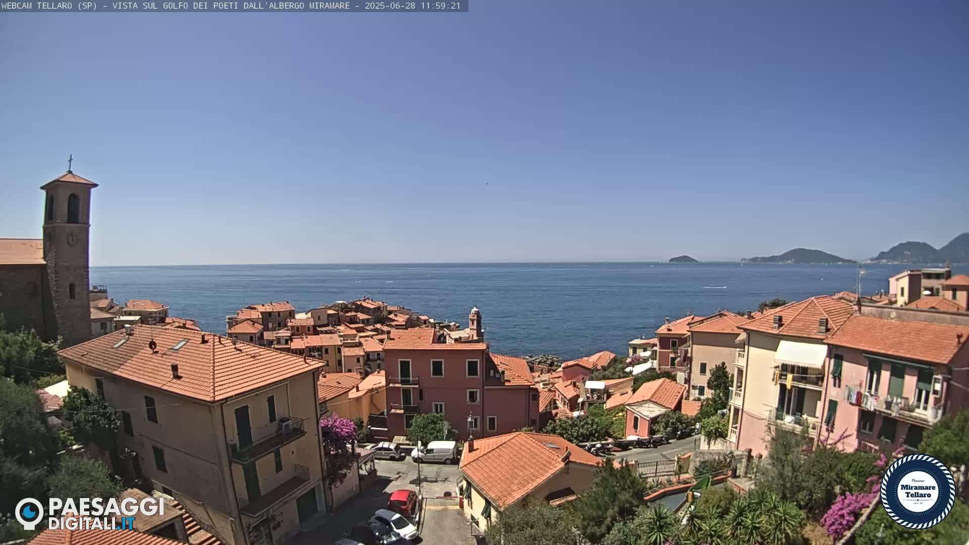 Tellaro City Live Cam - La Spezia, Liguria, Italy