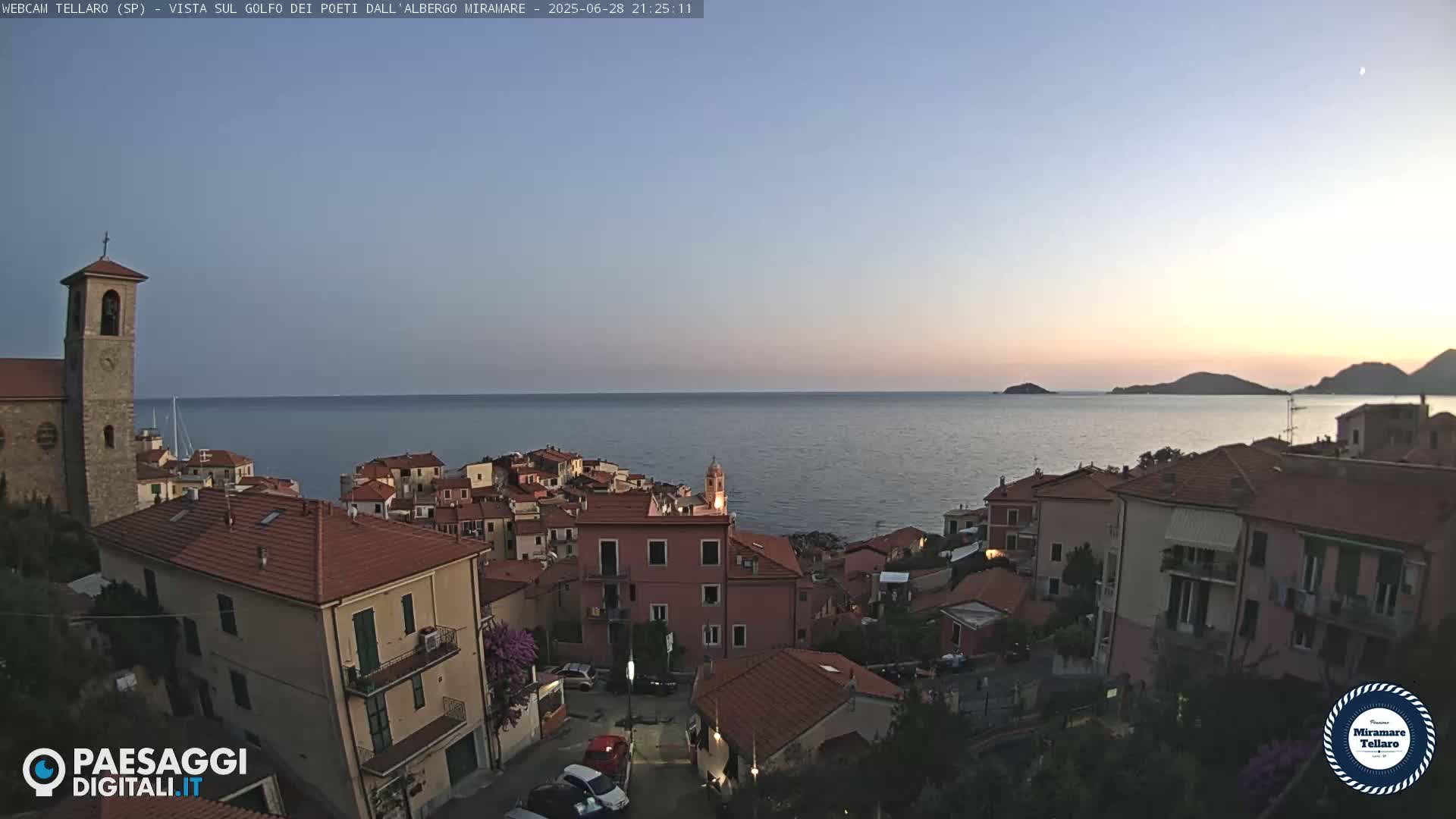 Tellaro City Live Cam - La Spezia, Liguria, Italy