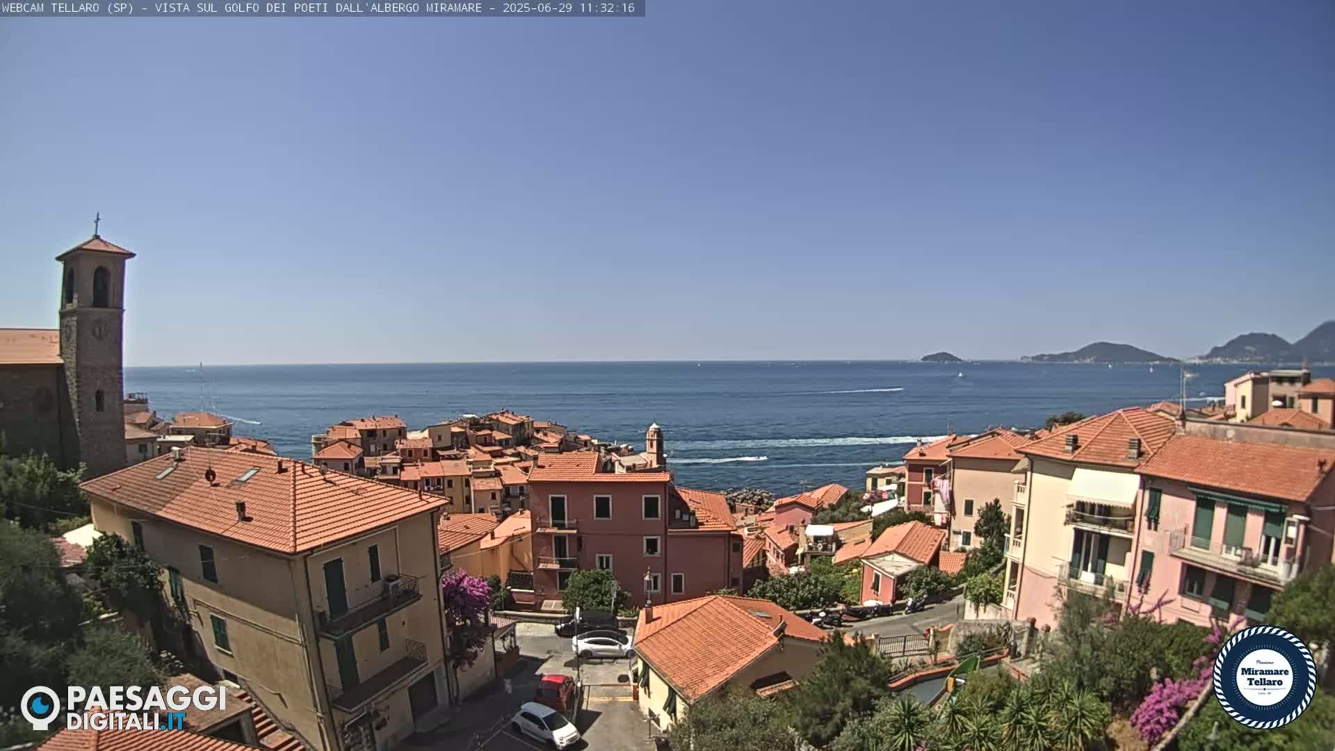 Tellaro City Live Cam - La Spezia, Liguria, Italy