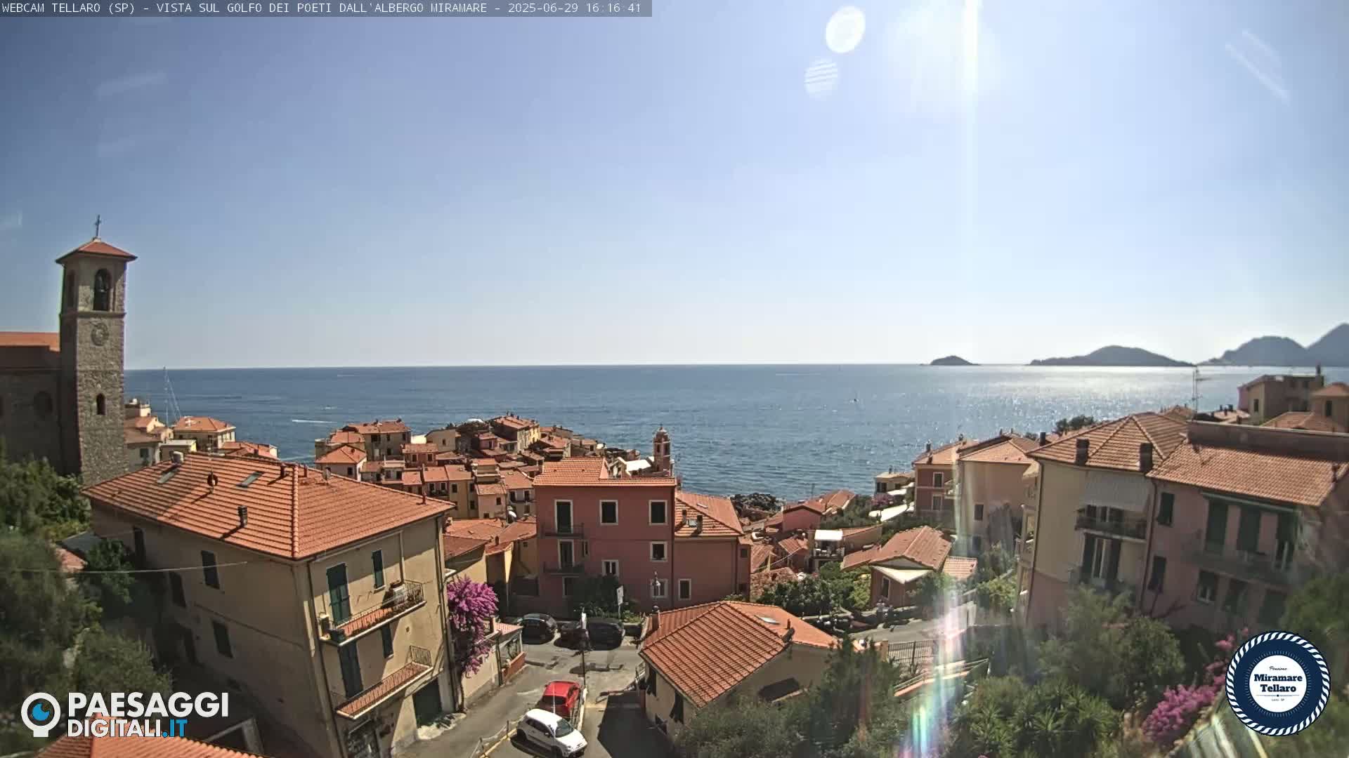 Tellaro City Live Cam - La Spezia, Liguria, Italy