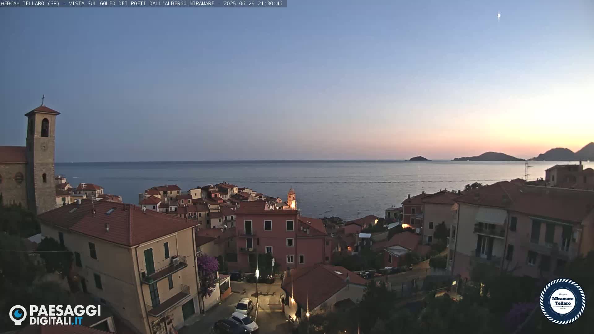 Tellaro City Live Cam - La Spezia, Liguria, Italy