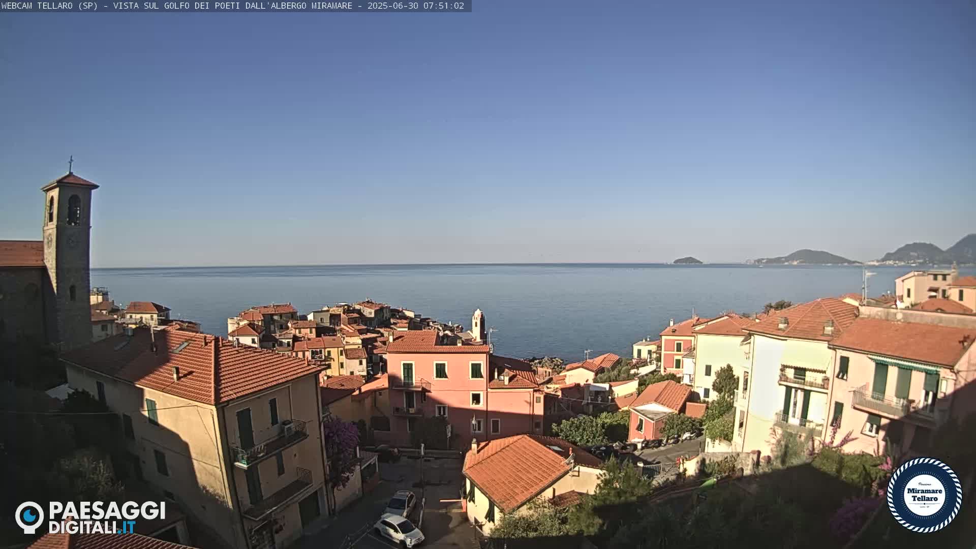 Tellaro City Live Cam - La Spezia, Liguria, Italy