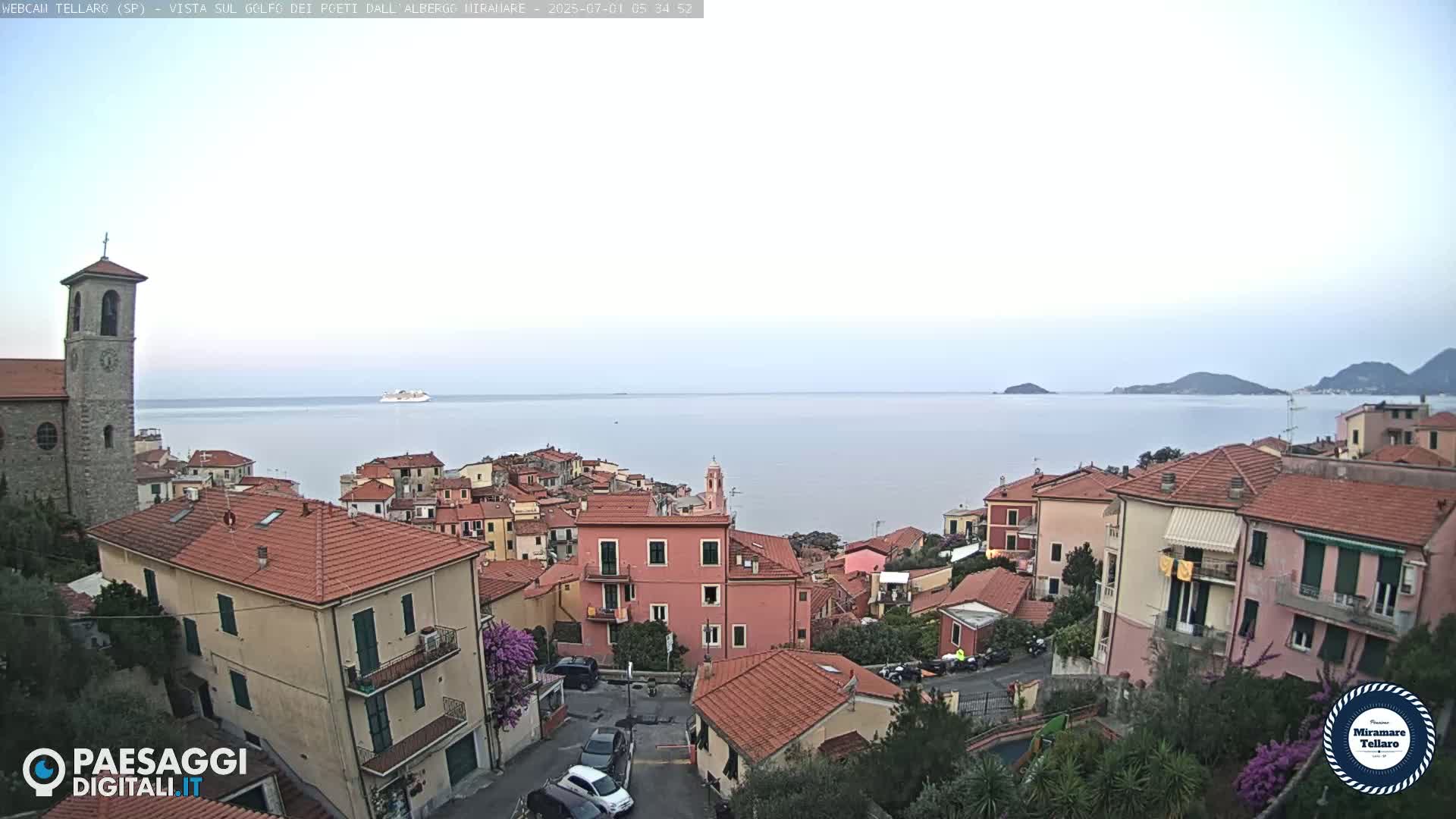 Tellaro City Live Cam - La Spezia, Liguria, Italy