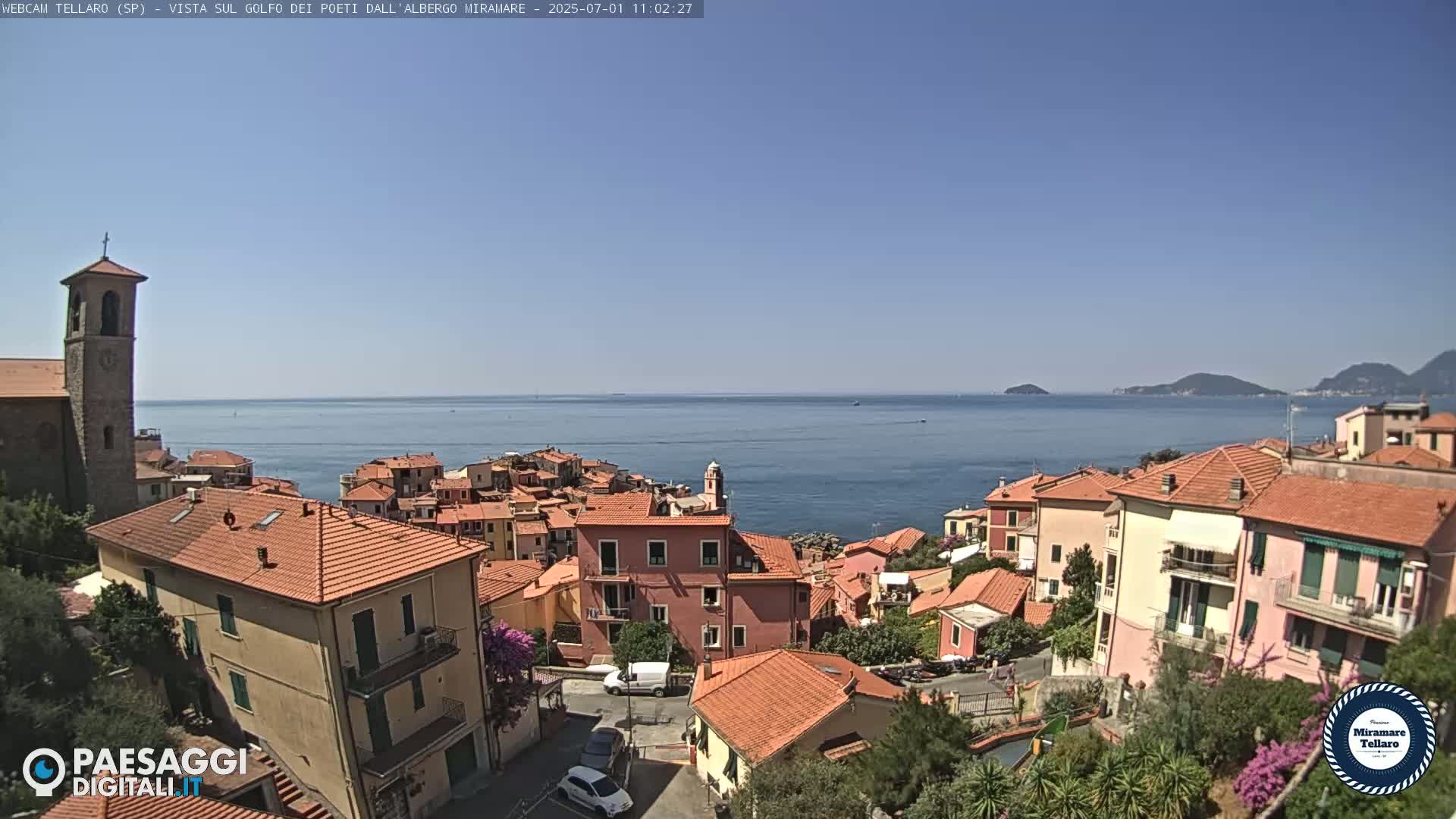 Tellaro City Live Cam - La Spezia, Liguria, Italy